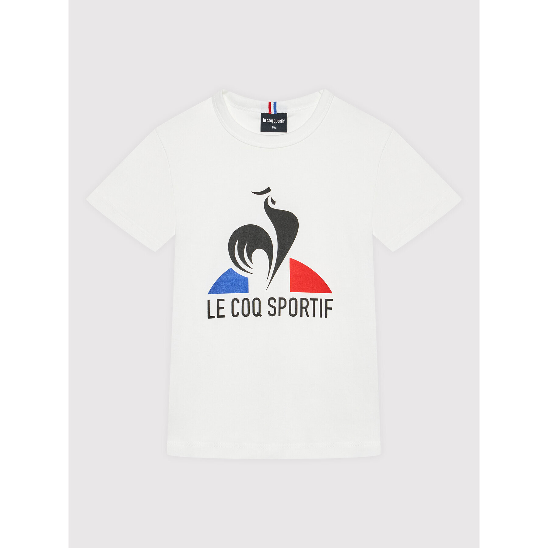 Le Coq Sportif T-Shirt 2210482 Bílá Regular Fit - Pepit.cz