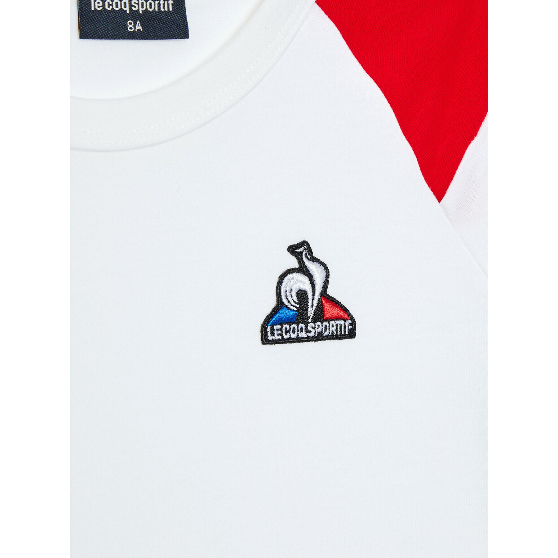 Le Coq Sportif T-Shirt 2210530 Bílá Regular Fit - Pepit.cz