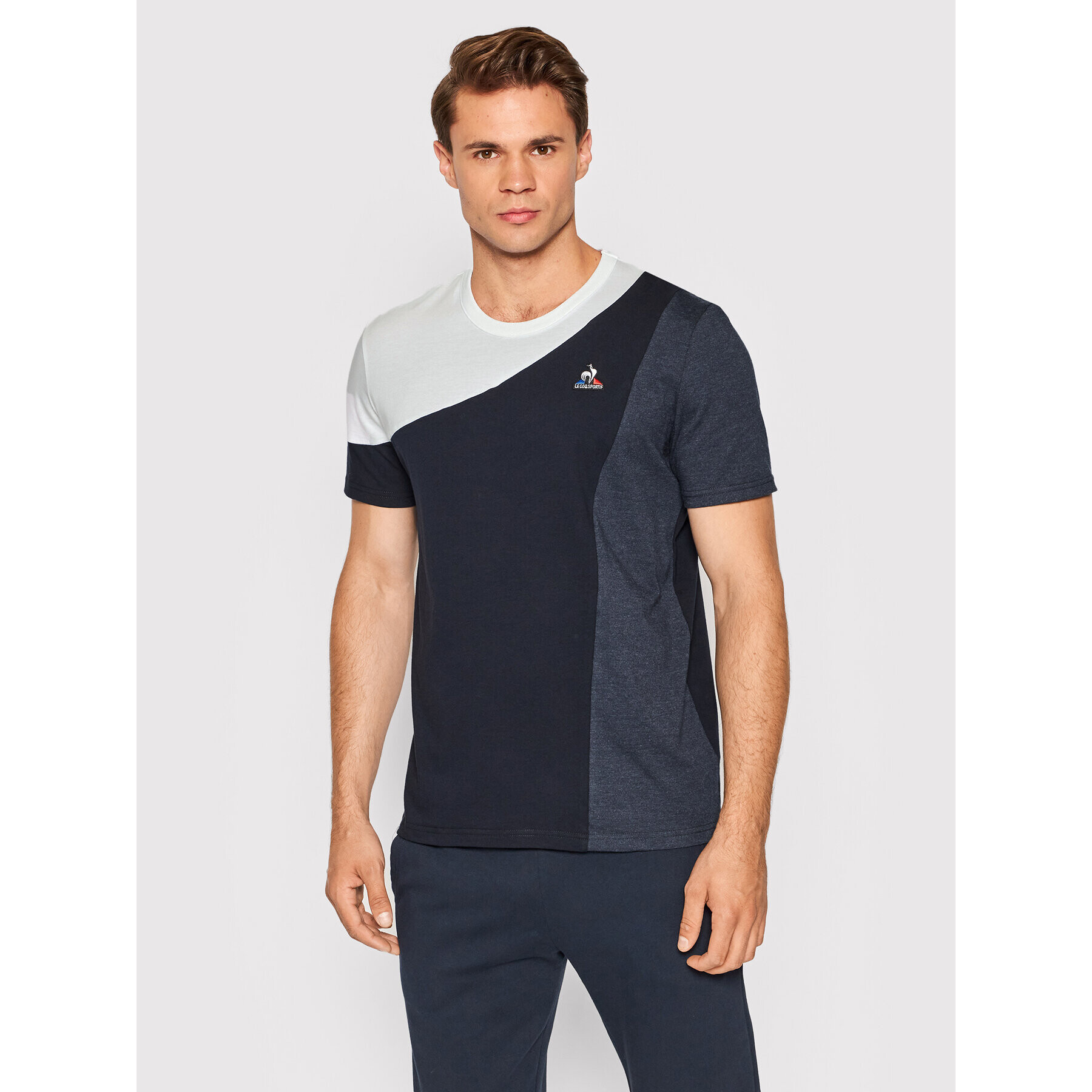 Le Coq Sportif T-Shirt 2210551 Tmavomodrá Regular Fit - Pepit.cz