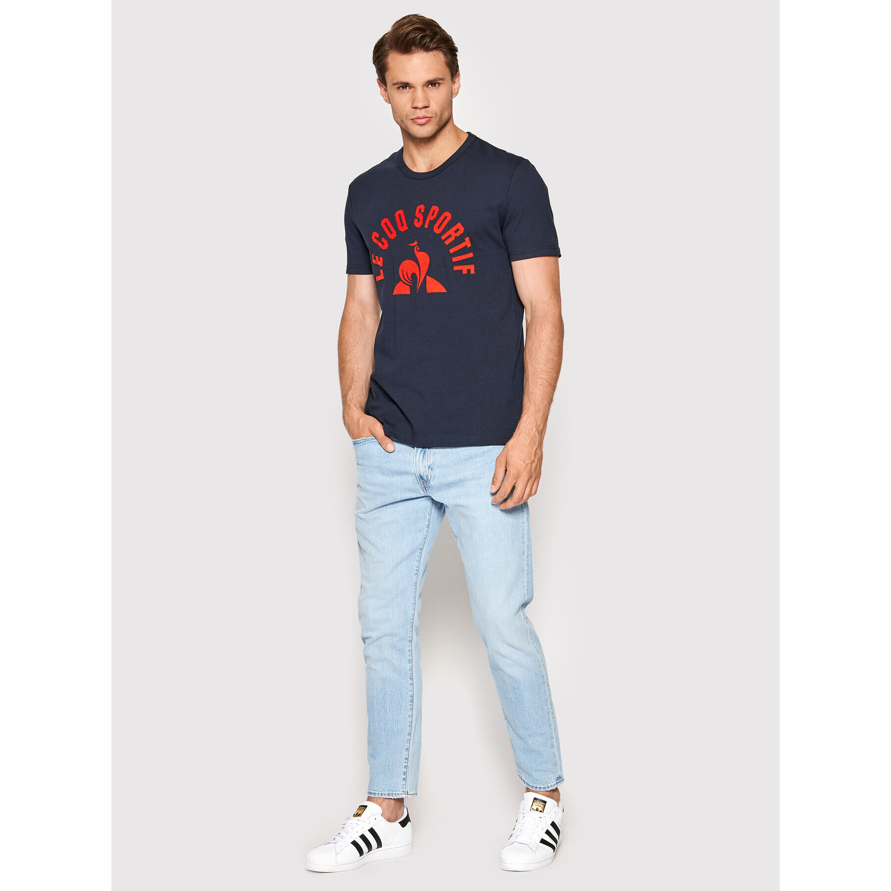 Le Coq Sportif T-Shirt 2210560 Tmavomodrá Regular Fit - Pepit.cz