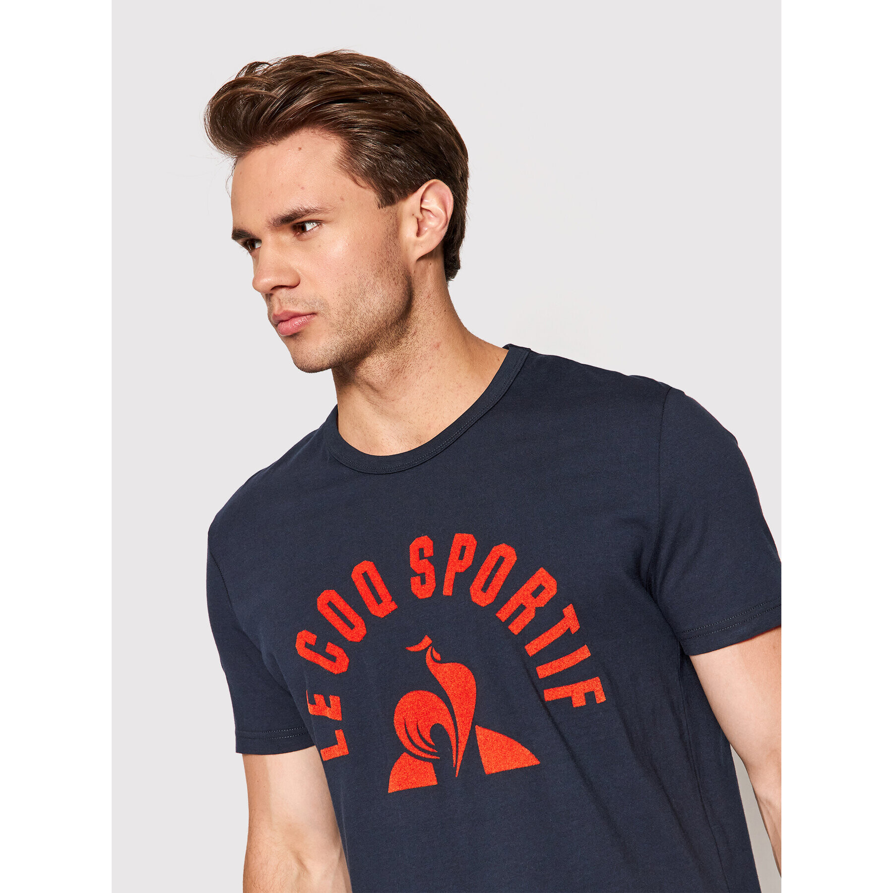 Le Coq Sportif T-Shirt 2210560 Tmavomodrá Regular Fit - Pepit.cz