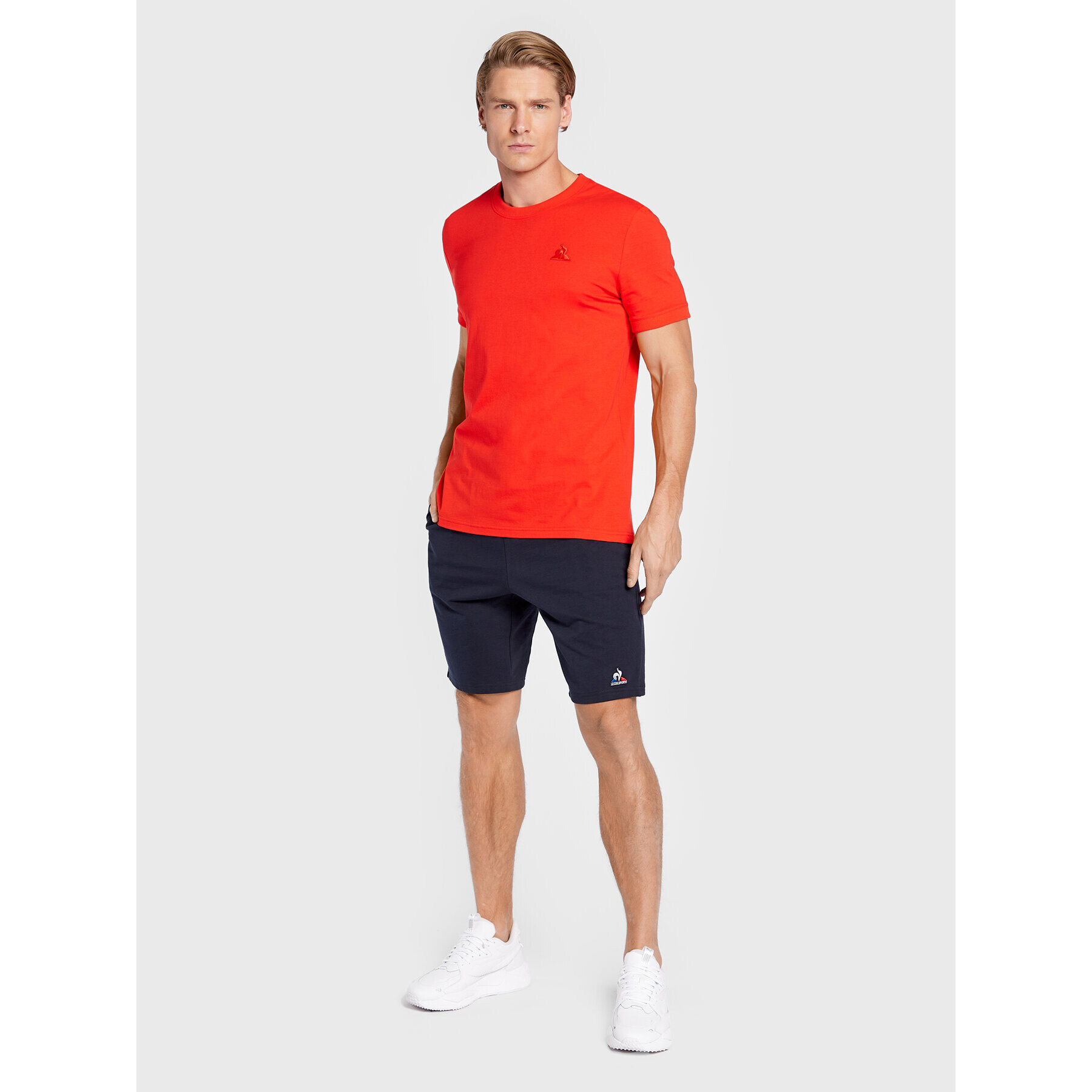 Le Coq Sportif T-Shirt 2210828 Červená Regular Fit - Pepit.cz