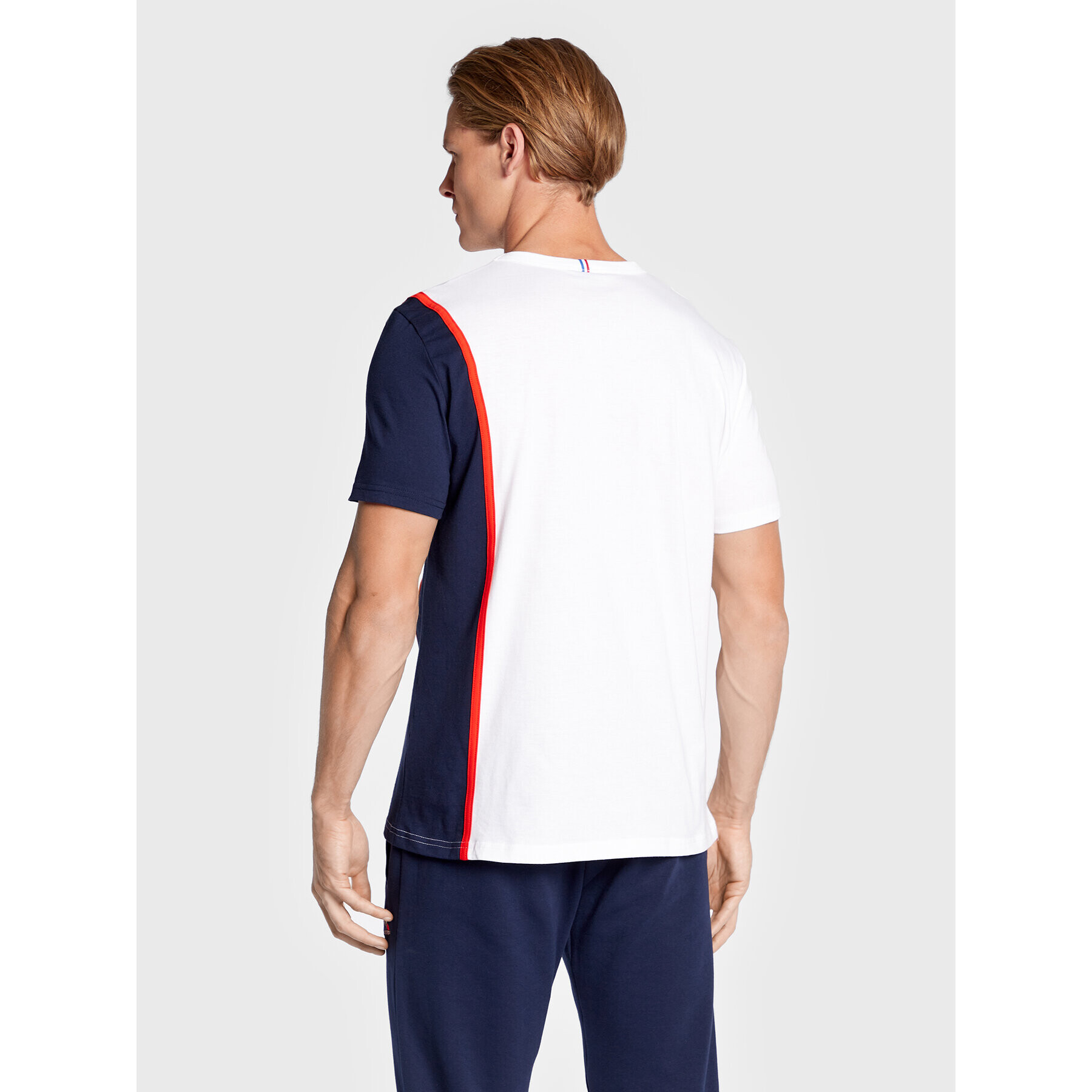 Le Coq Sportif T-Shirt 2220286 Bílá Regular Fit - Pepit.cz