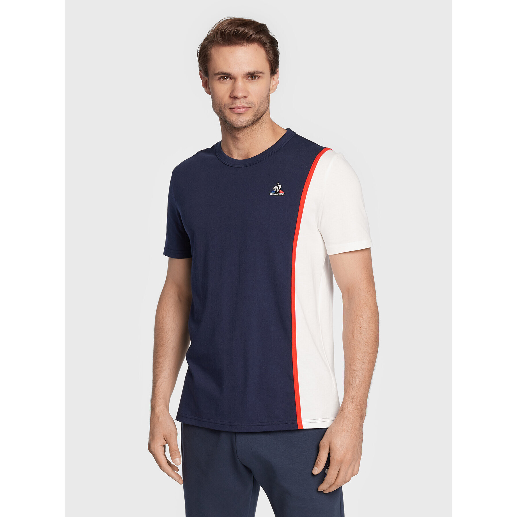 Le Coq Sportif T-Shirt 2220287 Tmavomodrá Regular Fit - Pepit.cz