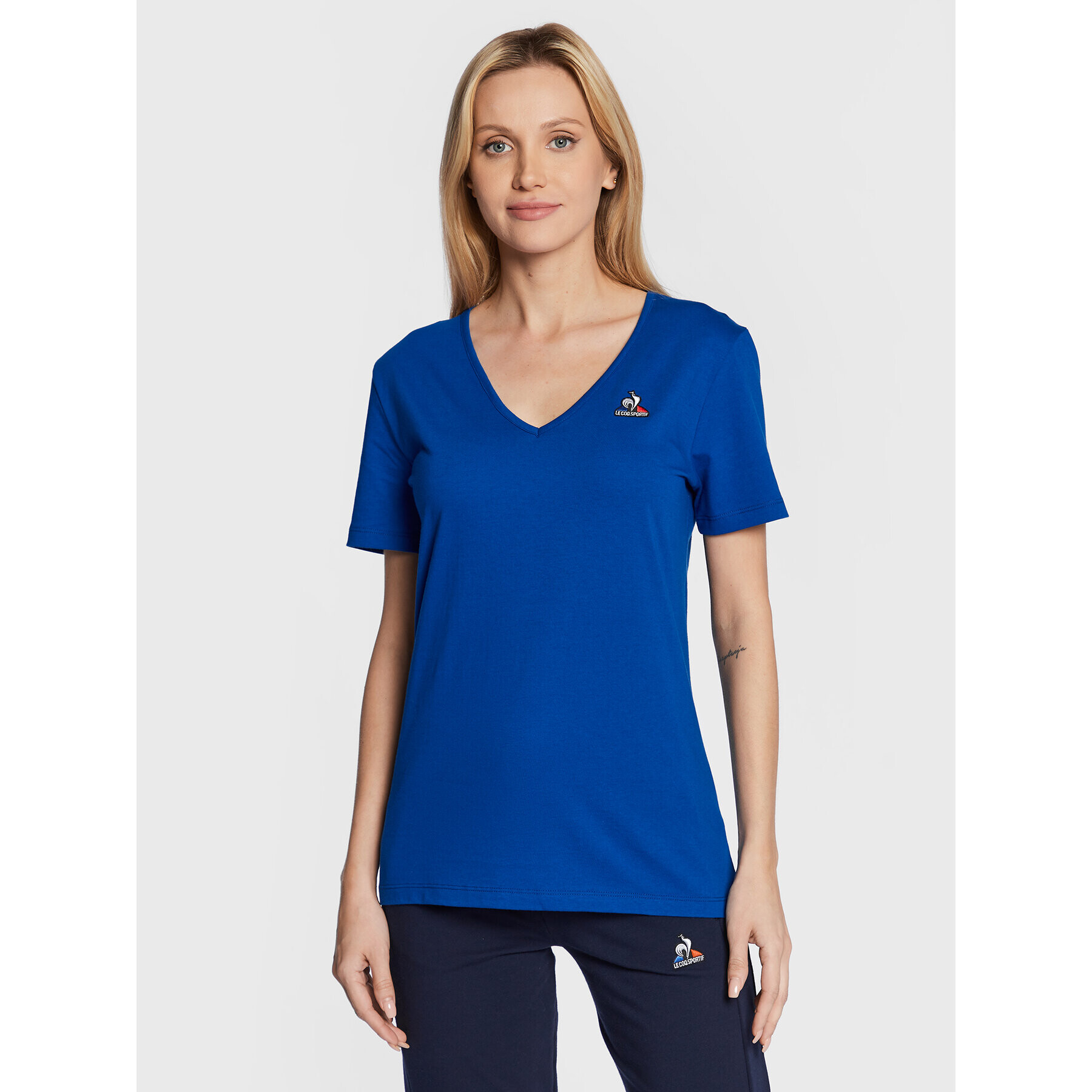 Le Coq Sportif T-Shirt 2220569 Modrá Regular Fit - Pepit.cz