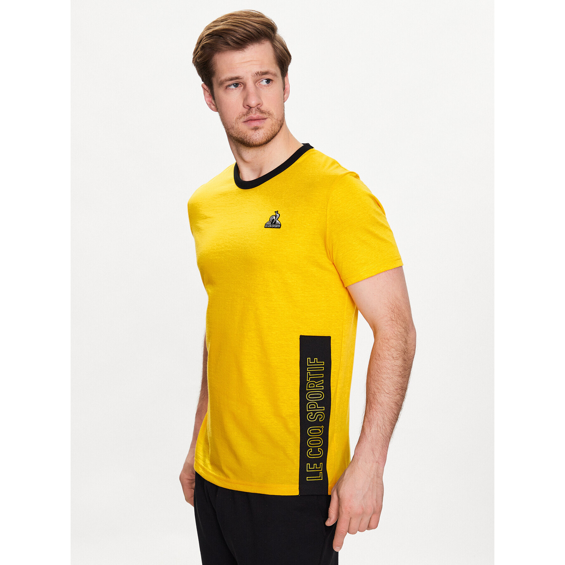 Le Coq Sportif T-Shirt 2310027 Žlutá Regular Fit - Pepit.cz