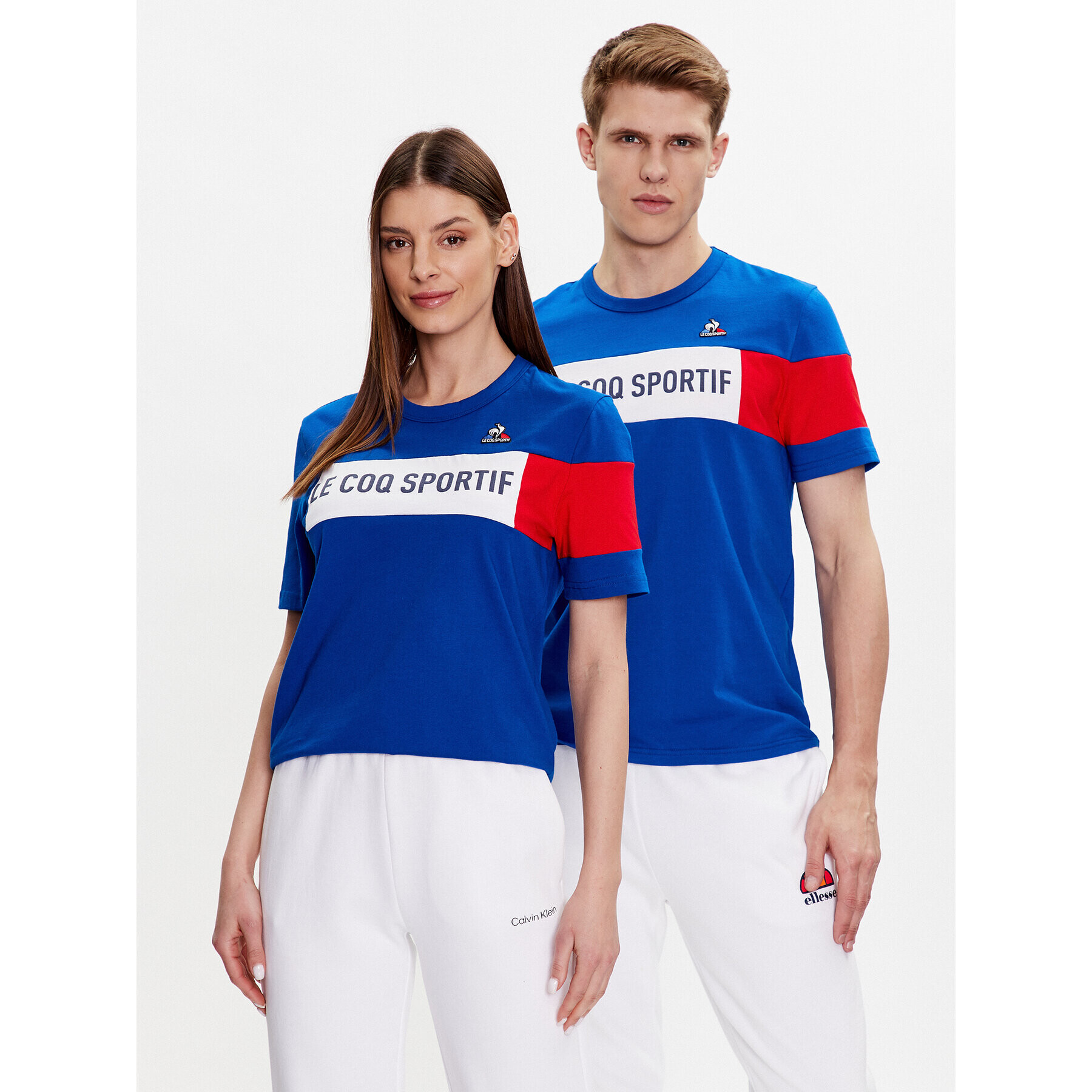 Le Coq Sportif T-Shirt Unisex 2310011 Modrá Regular Fit - Pepit.cz