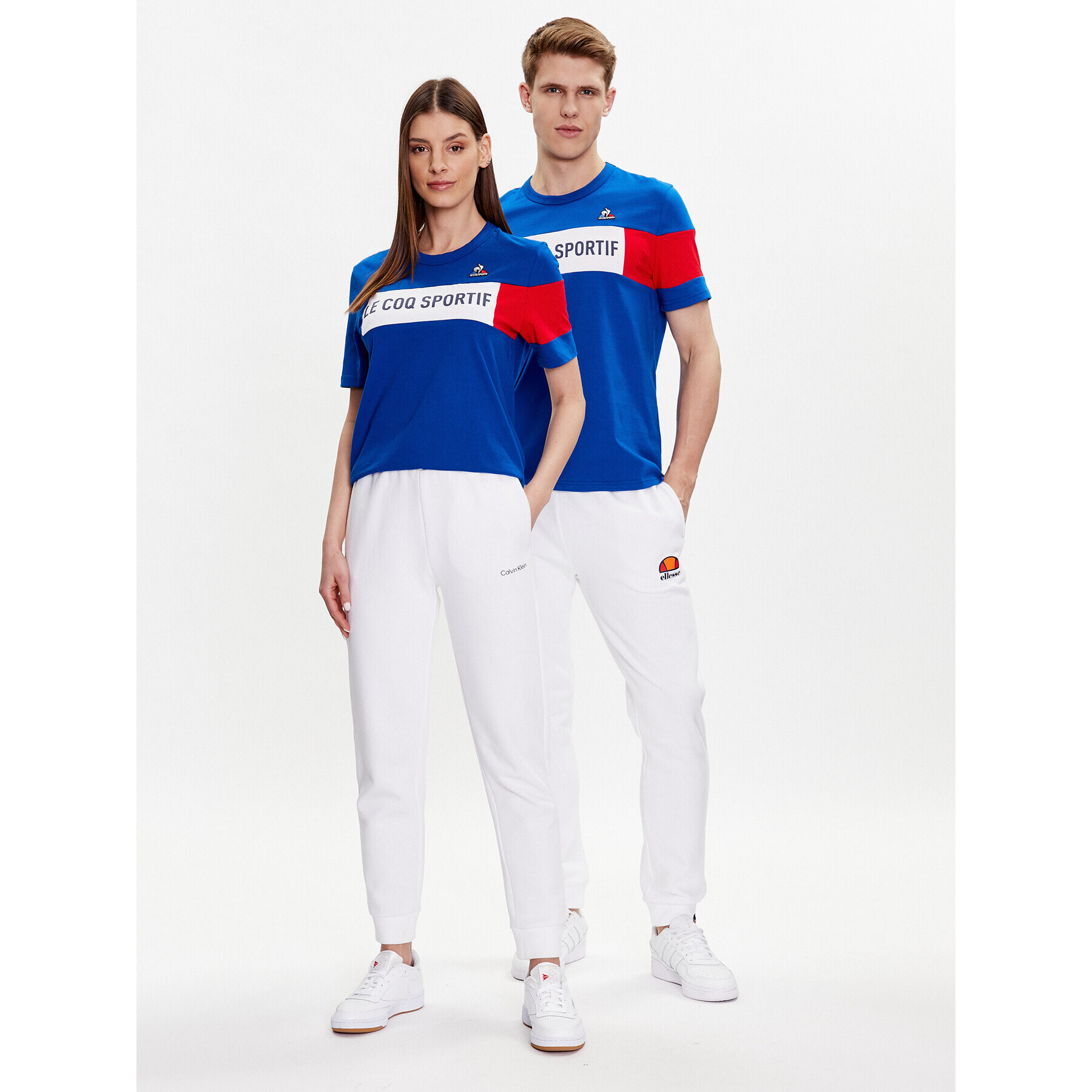 Le Coq Sportif T-Shirt Unisex 2310011 Modrá Regular Fit - Pepit.cz