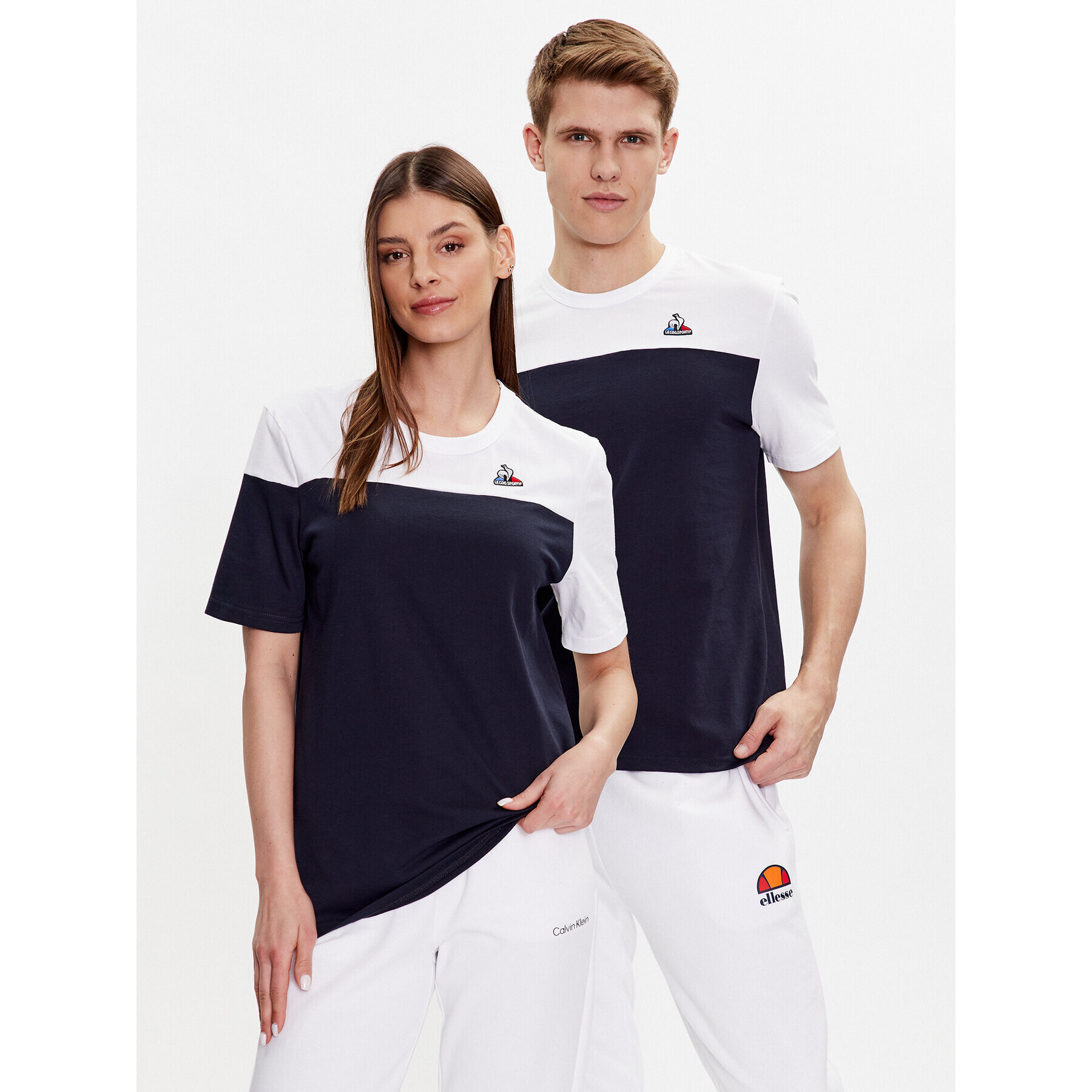 Le Coq Sportif T-Shirt Unisex 2310518 Tmavomodrá Regular Fit - Pepit.cz