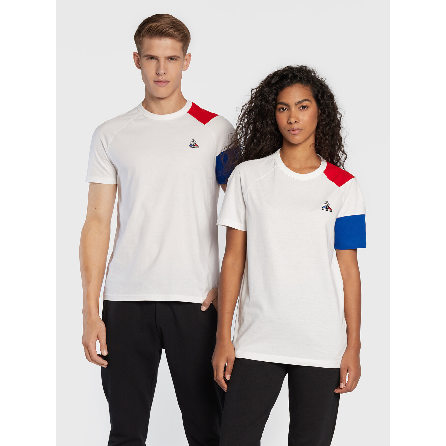 Le Coq Sportif T-Shirt Unisex Bat 2210554 Bílá Regular Fit - Pepit.cz