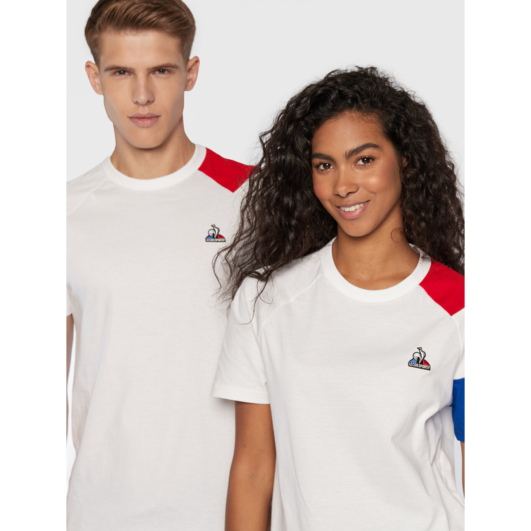 Le Coq Sportif T-Shirt Unisex Bat 2210554 Bílá Regular Fit - Pepit.cz