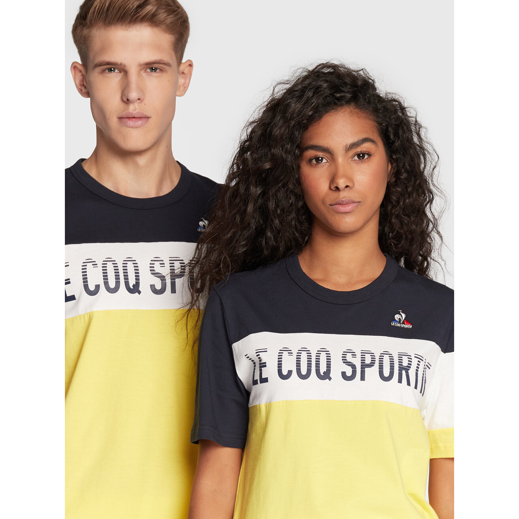 Le Coq Sportif T-Shirt Unisex Saison 2 2220294 Žlutá Regular Fit - Pepit.cz