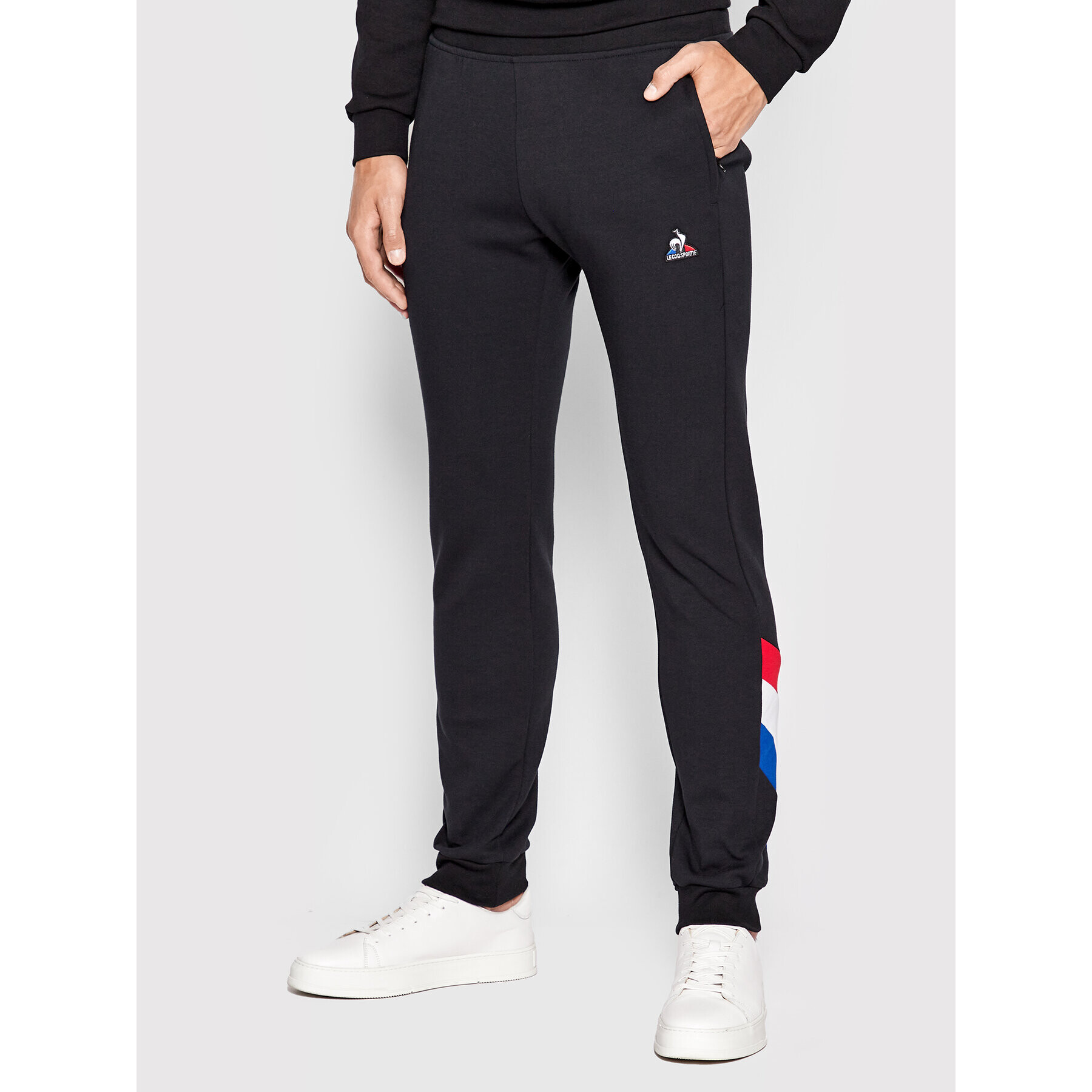 Le Coq Sportif Teplákové kalhoty 2210380 Černá Slim Fit - Pepit.cz