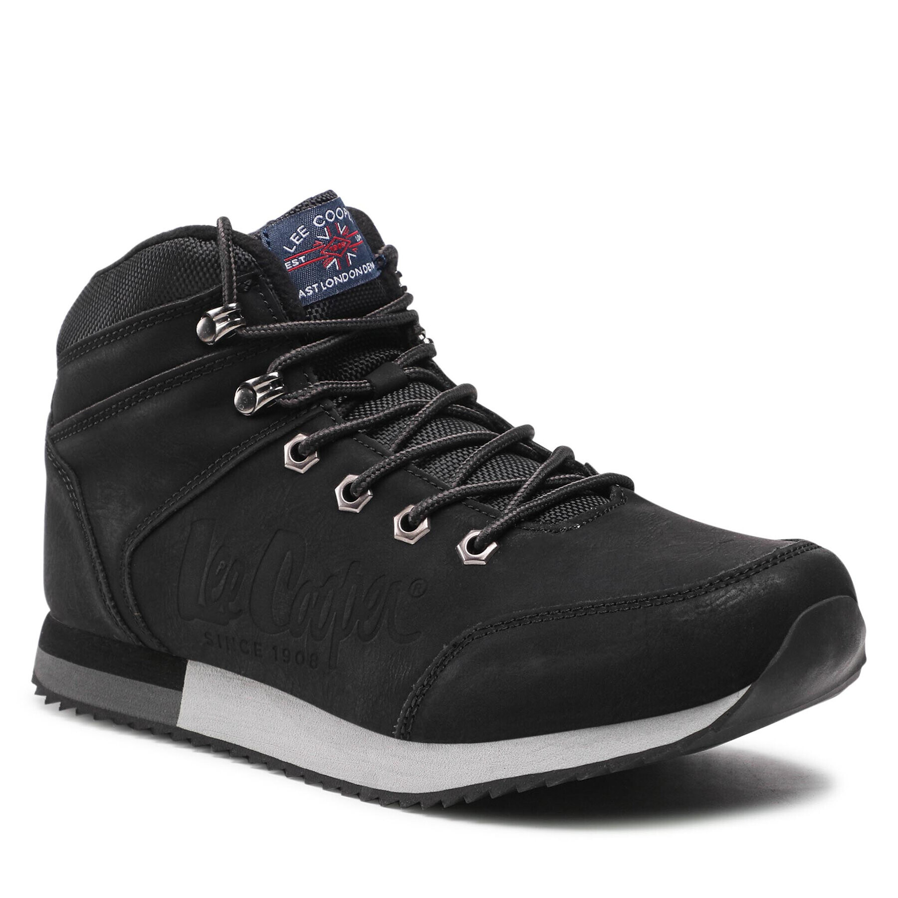 Lee Cooper Kotníková obuv LCJ-21-01-0537M Černá - Pepit.cz