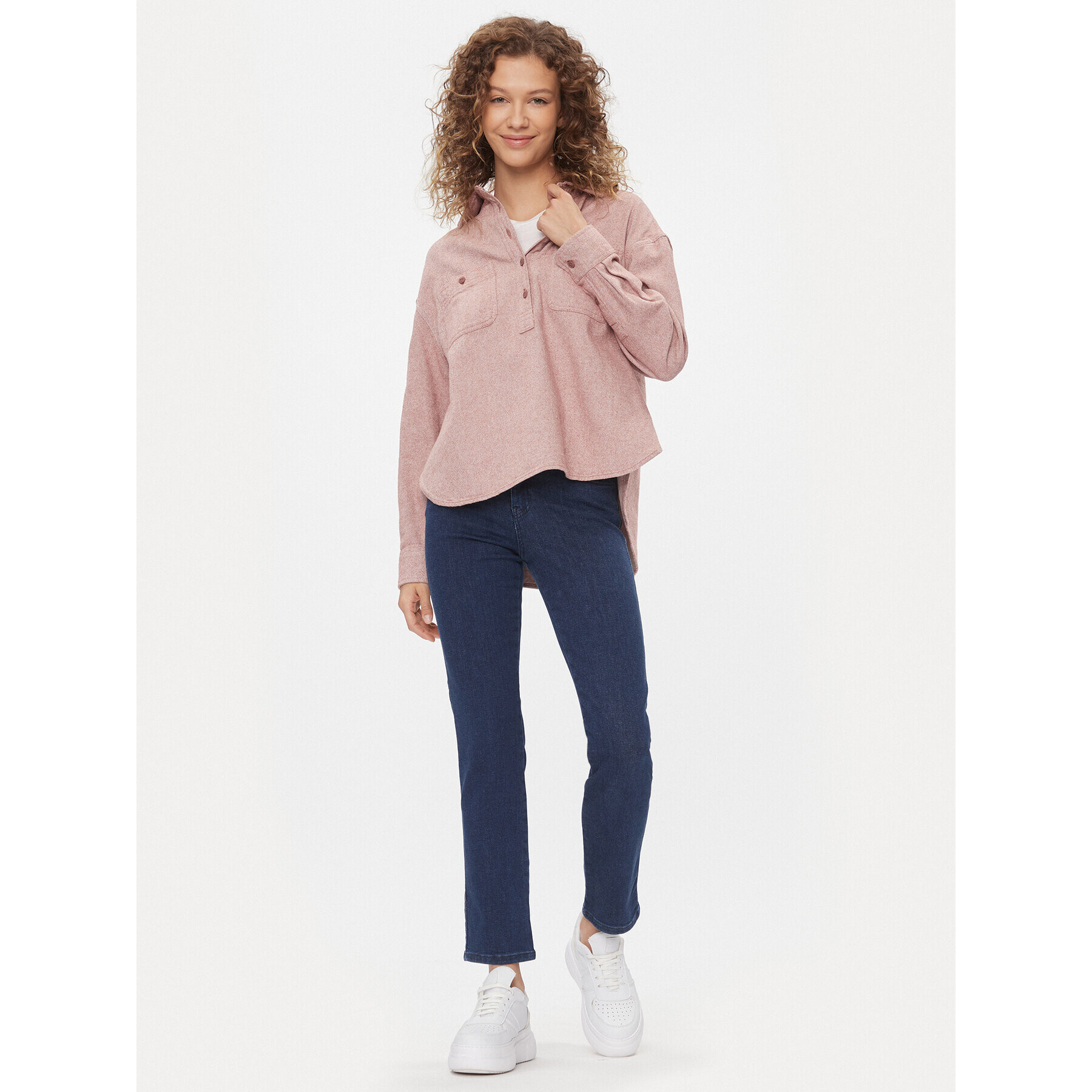 Lee Halenka Popover 112341611 Růžová Regular Fit - Pepit.cz