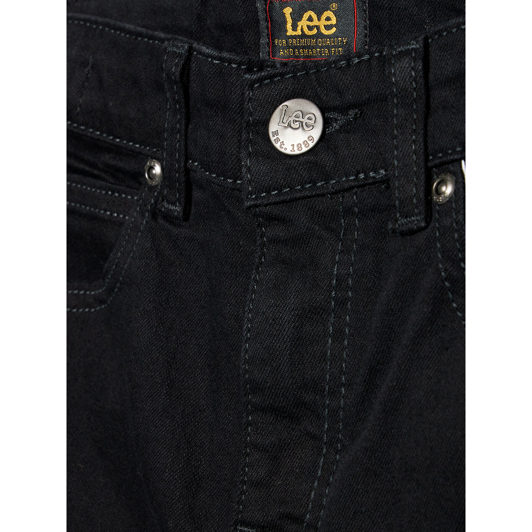 Lee Jeansy 0012 Černá Regular Fit - Pepit.cz