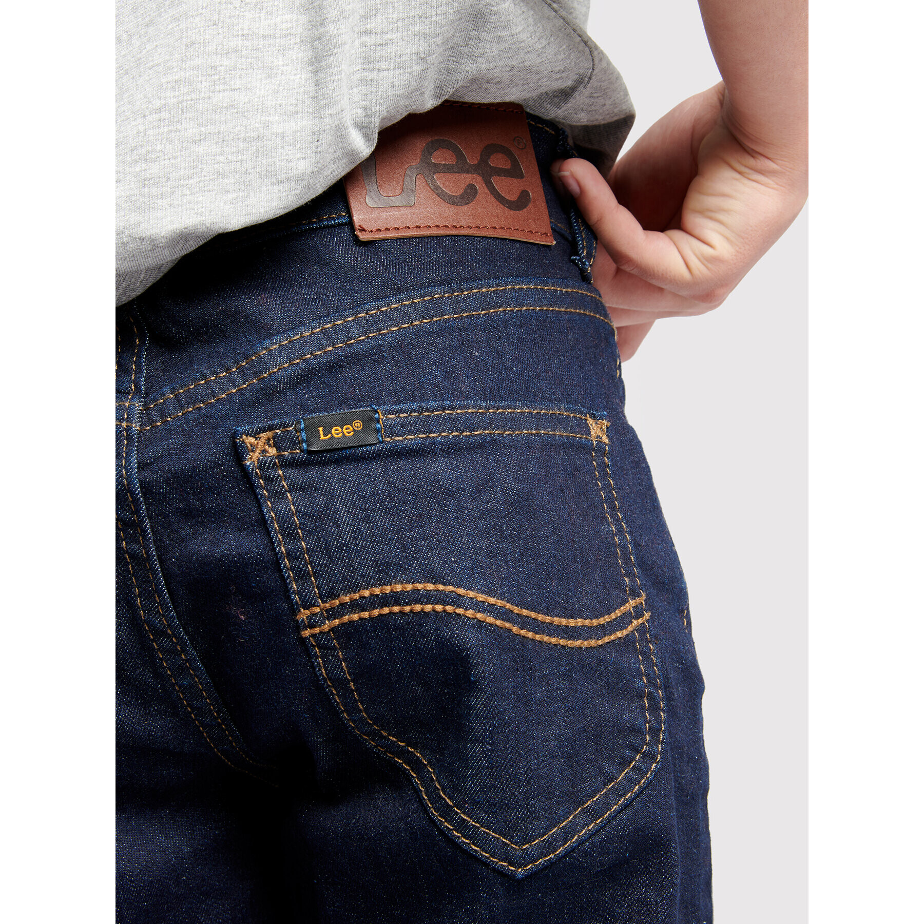 Lee Jeansy 0012 Tmavomodrá Regular Fit - Pepit.cz