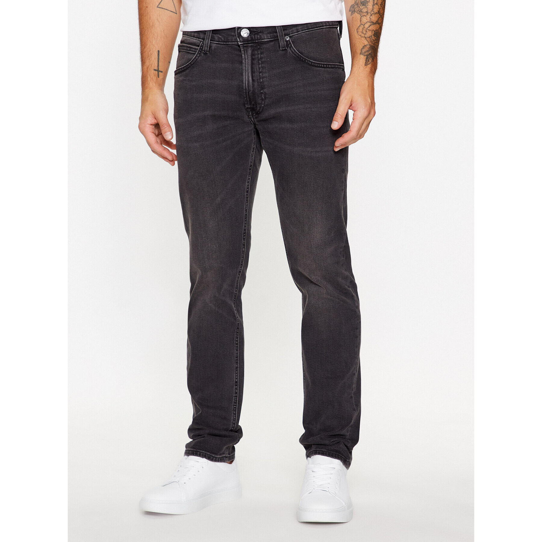 Lee Jeansy 112322224 Černá Regular Fit - Pepit.cz