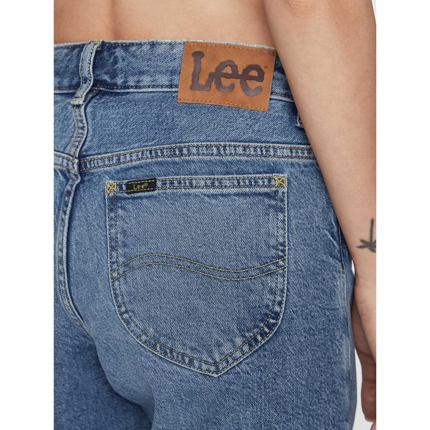 Lee Jeansy 112341337 Modrá Slim Fit - Pepit.cz