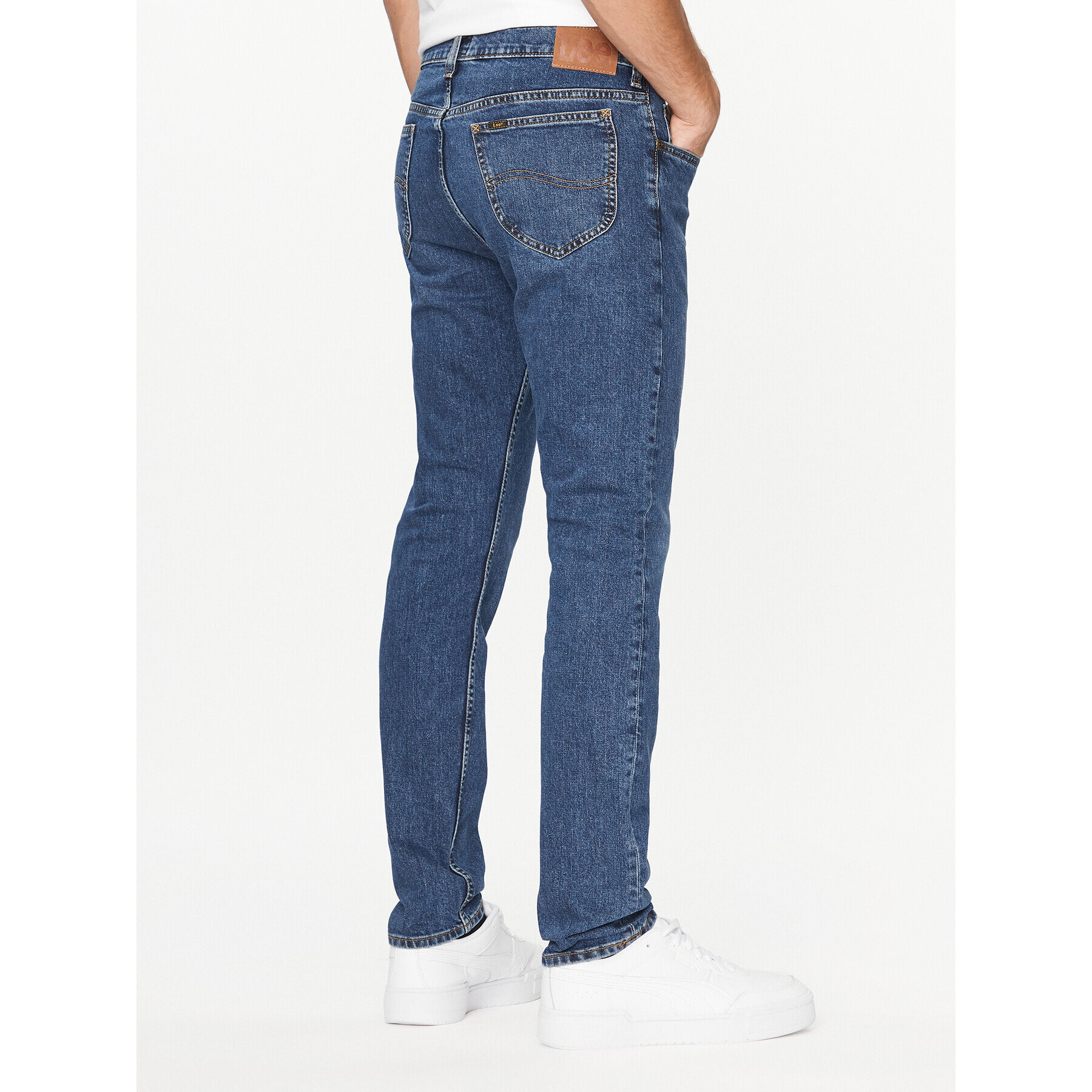 Lee Jeansy 112342261 Tmavomodrá Slim Fit - Pepit.cz