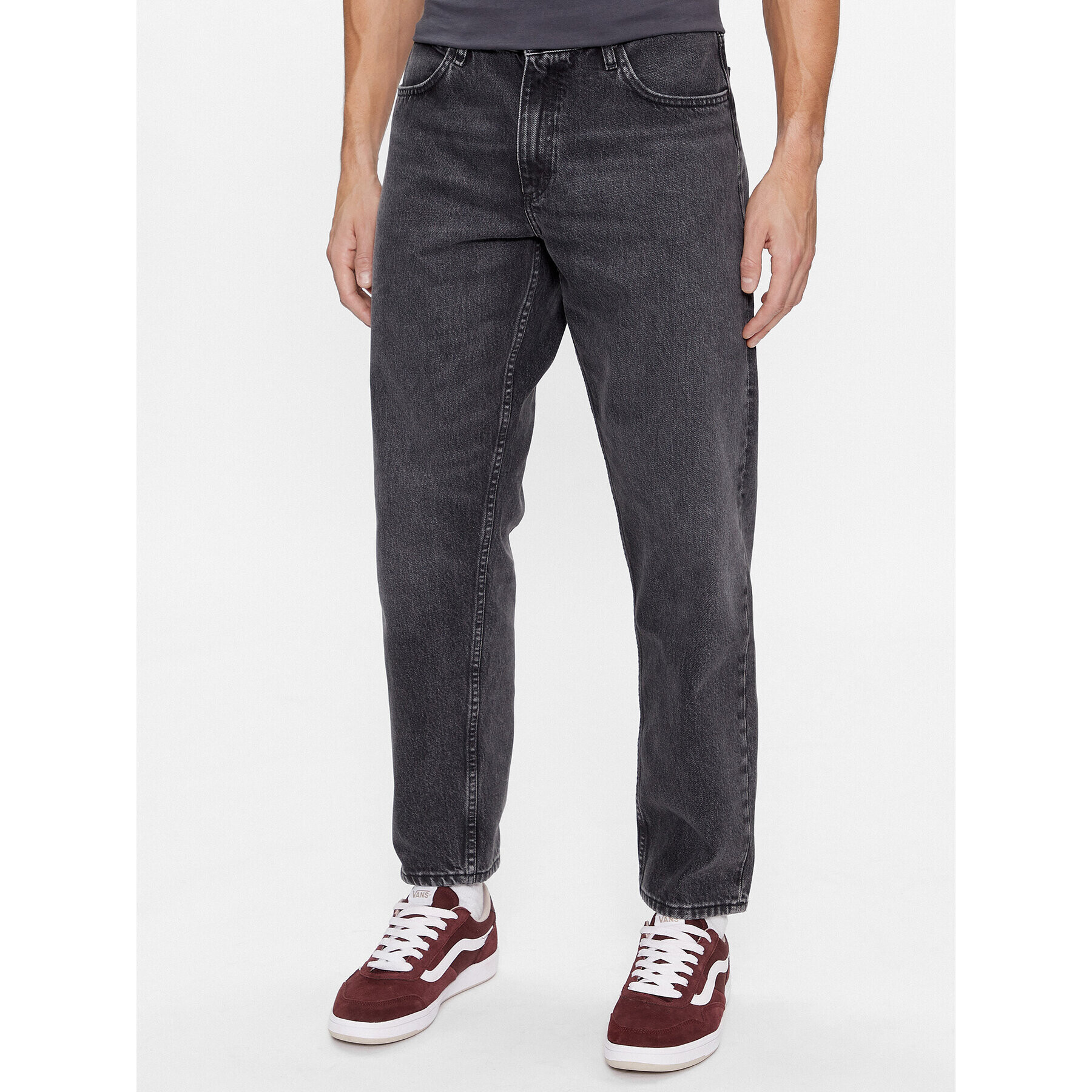 Lee Jeansy 112342283 Černá Relaxed Fit - Pepit.cz