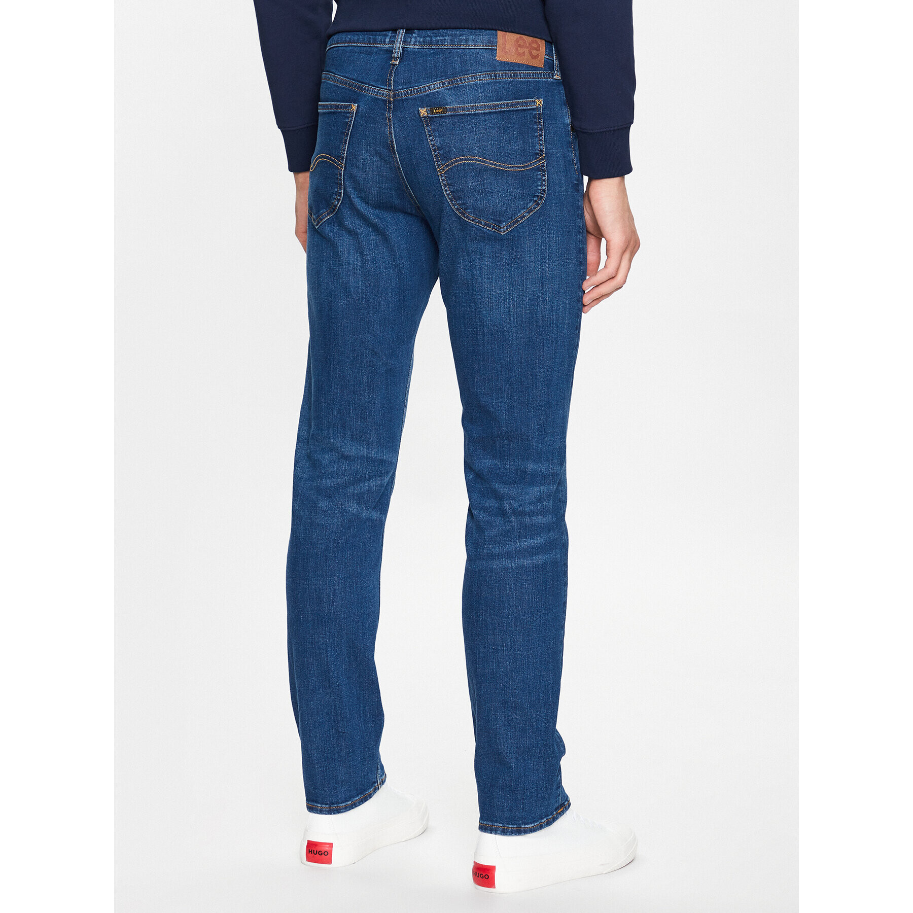 Lee Jeansy Daren Zip Fly L707NLC07 Modrá Regular Fit - Pepit.cz