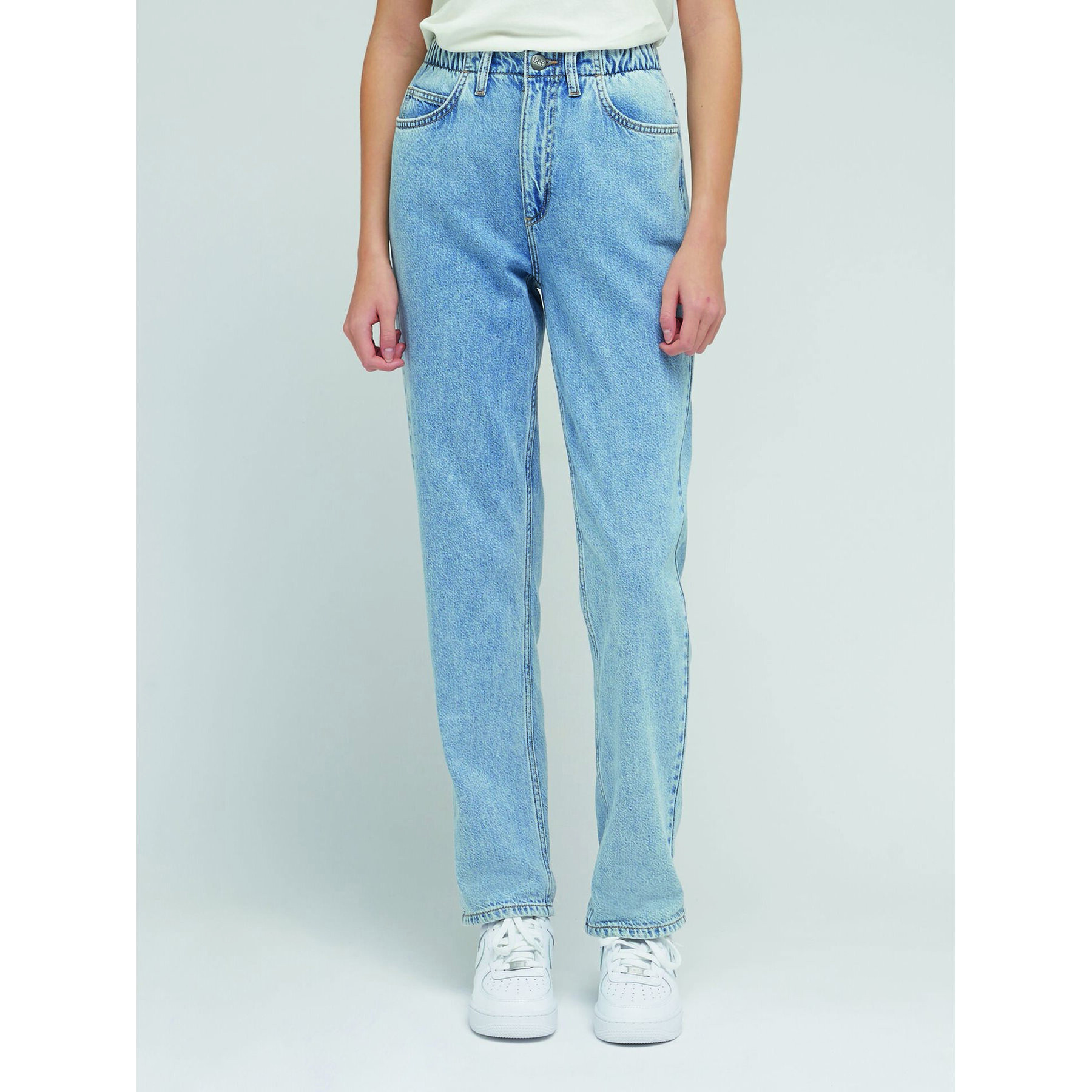 Lee Jeansy Elasticated Carol L34THLB11 Modrá Regular Fit - Pepit.cz