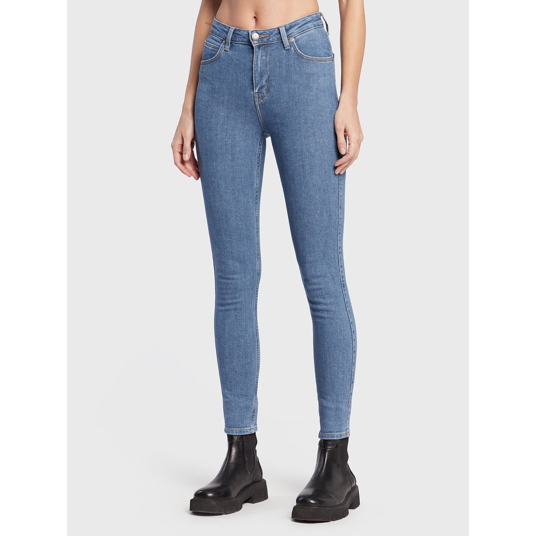 Lee Jeansy Ivy L32EFAMR Modrá Super Skinny Fit - Pepit.cz