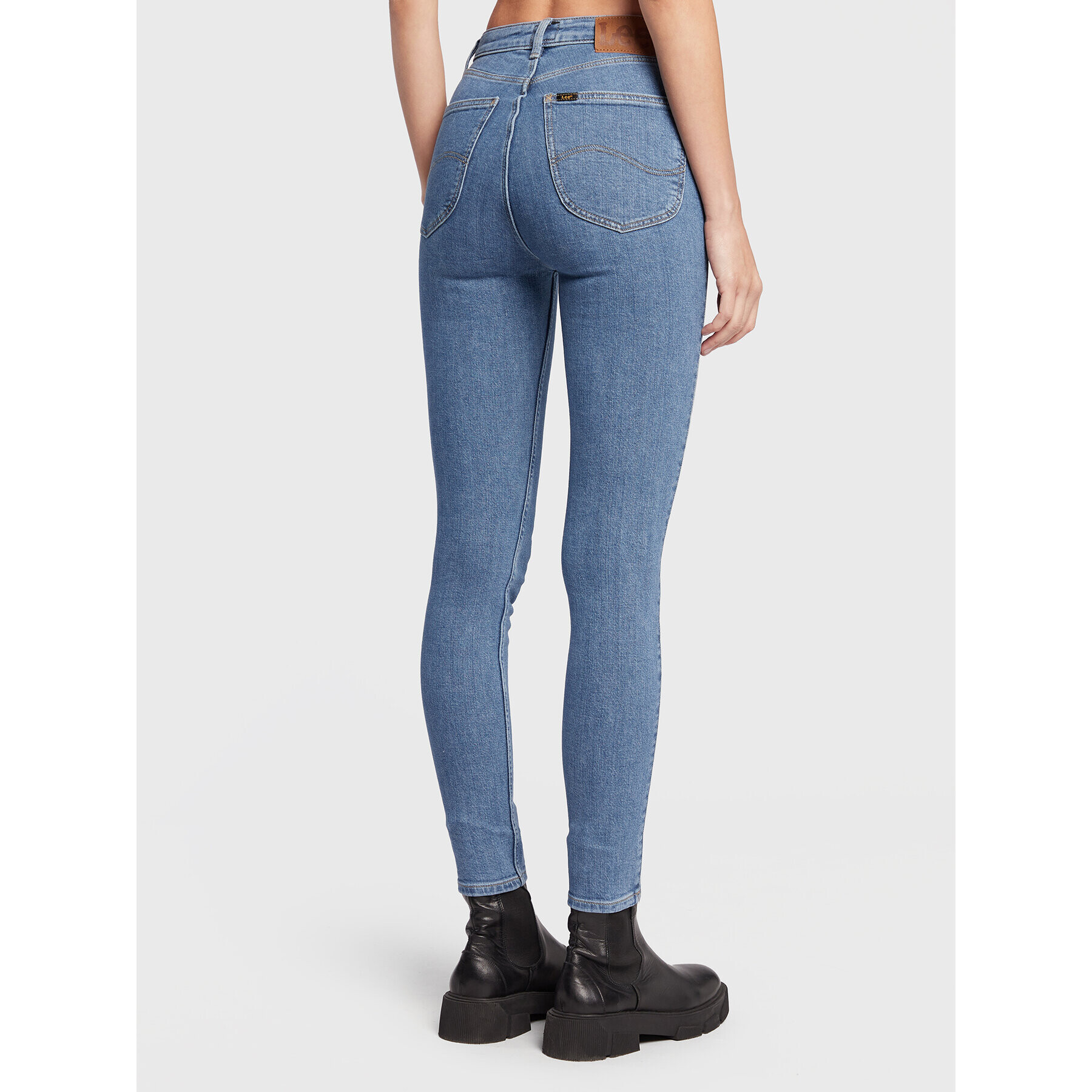 Lee Jeansy Ivy L32EFAMR Modrá Super Skinny Fit - Pepit.cz