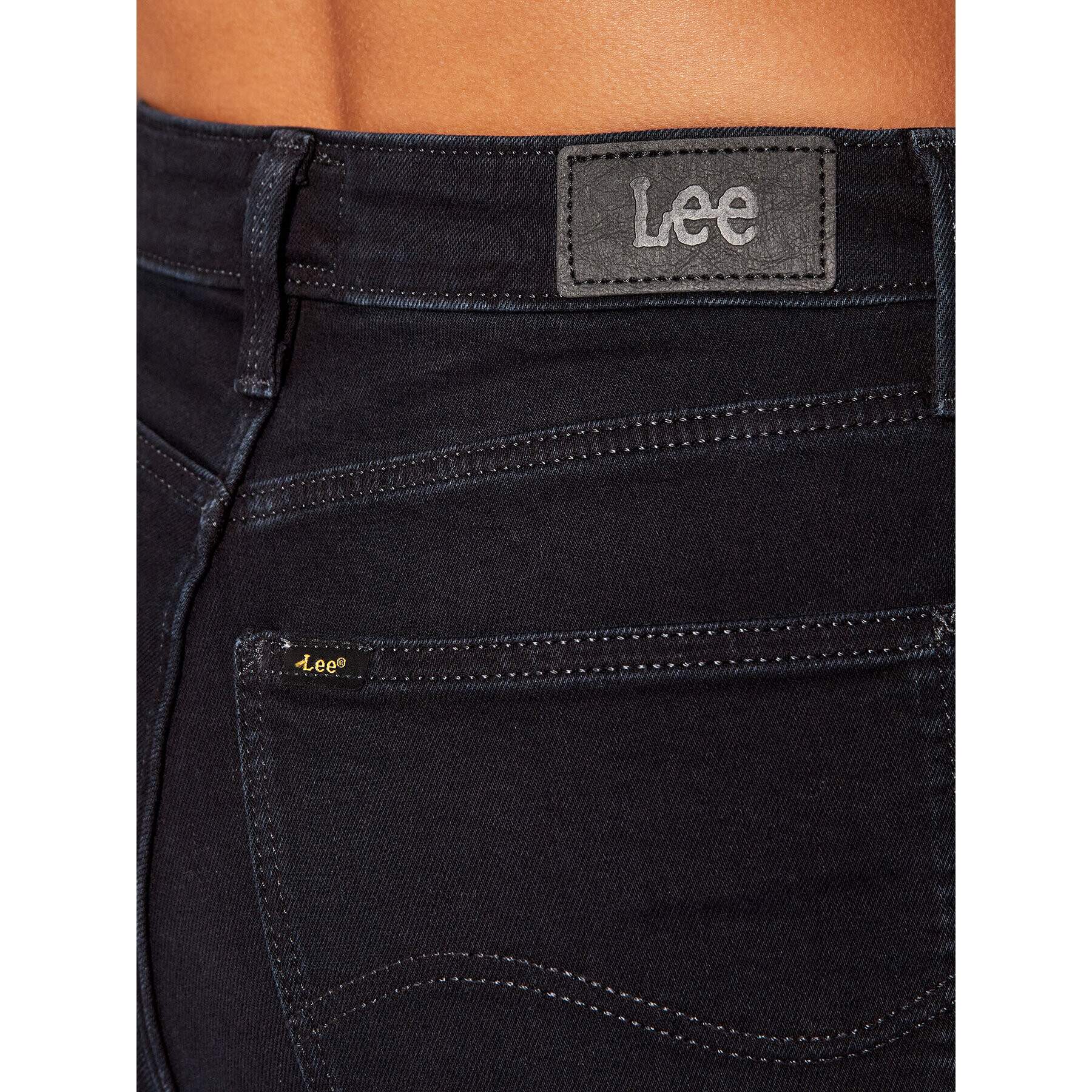 Lee Jeansy Ivy L32EPHBX Tmavomodrá Super Skinny Fit - Pepit.cz