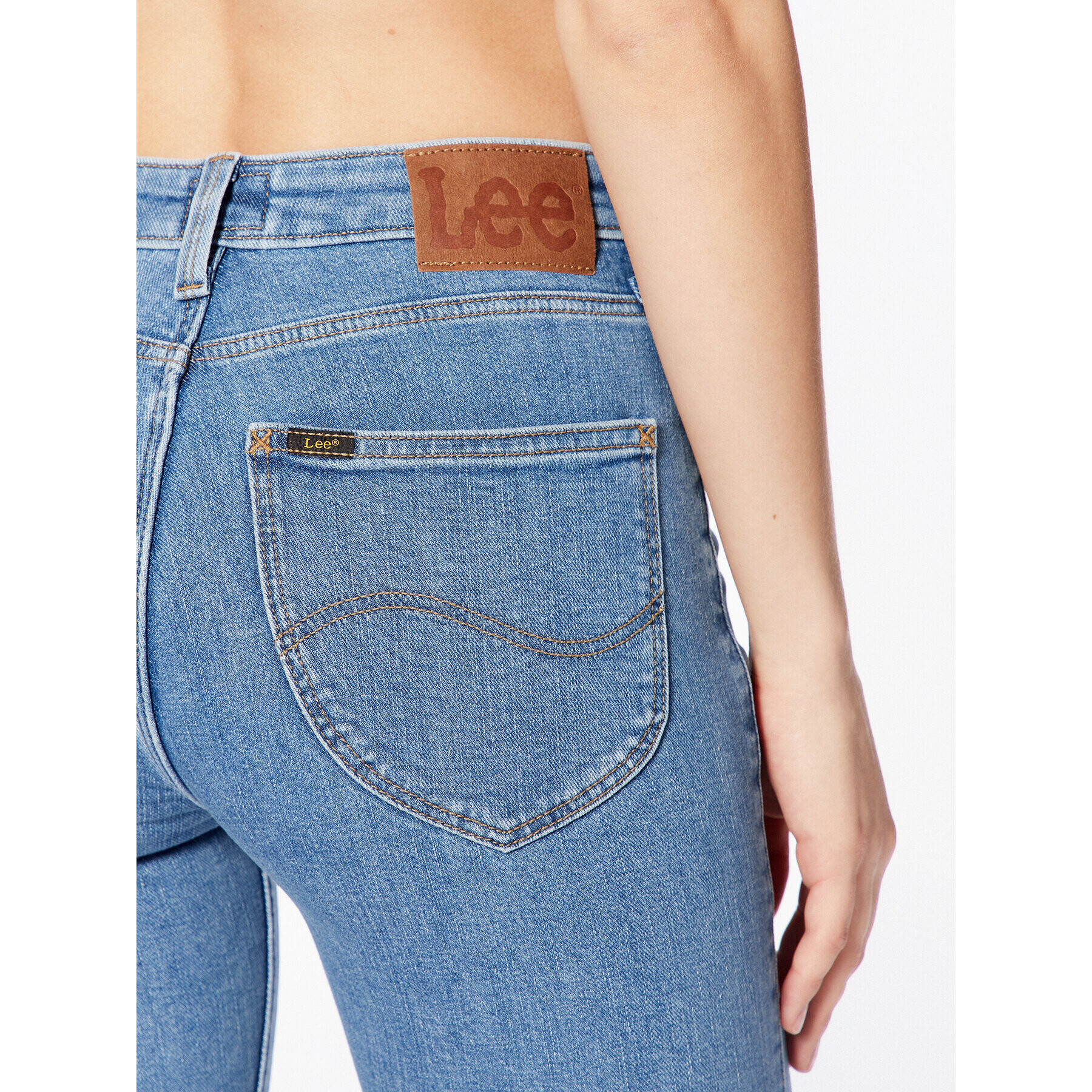 Lee Jeansy Scarlett L626FAB38 Modrá Skinny Fit - Pepit.cz