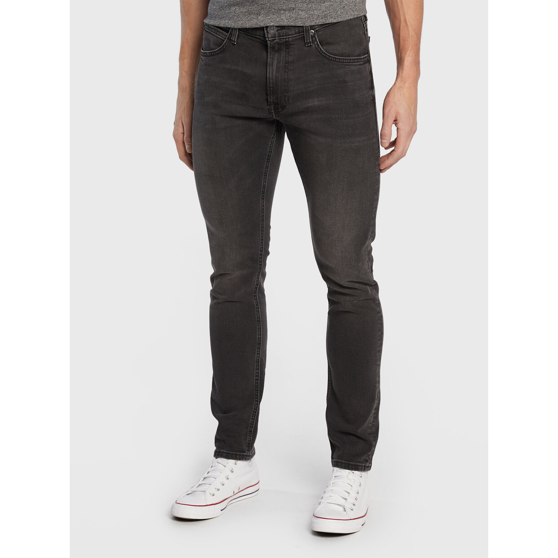 Lee Jeansy Luke L719ADER Šedá Slim Tapered Fit - Pepit.cz