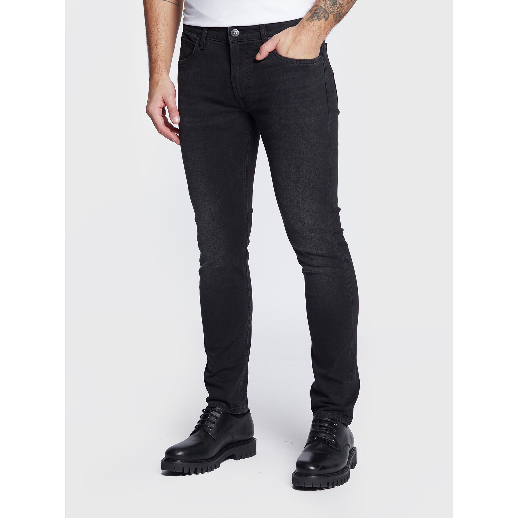 Lee Jeansy Luke L719ADEV Černá Slim Fit - Pepit.cz