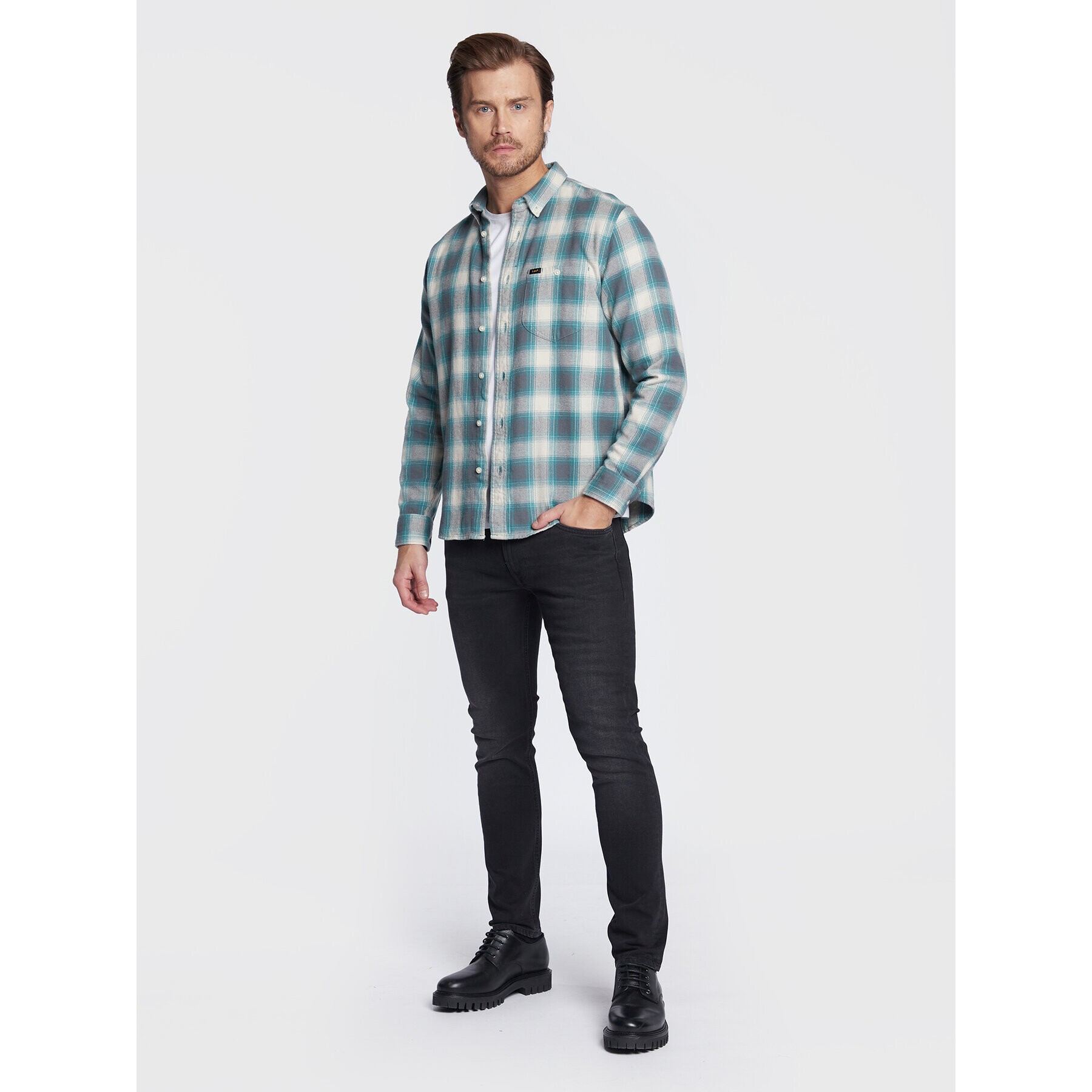 Lee Jeansy Luke L719ADEV Černá Slim Fit - Pepit.cz