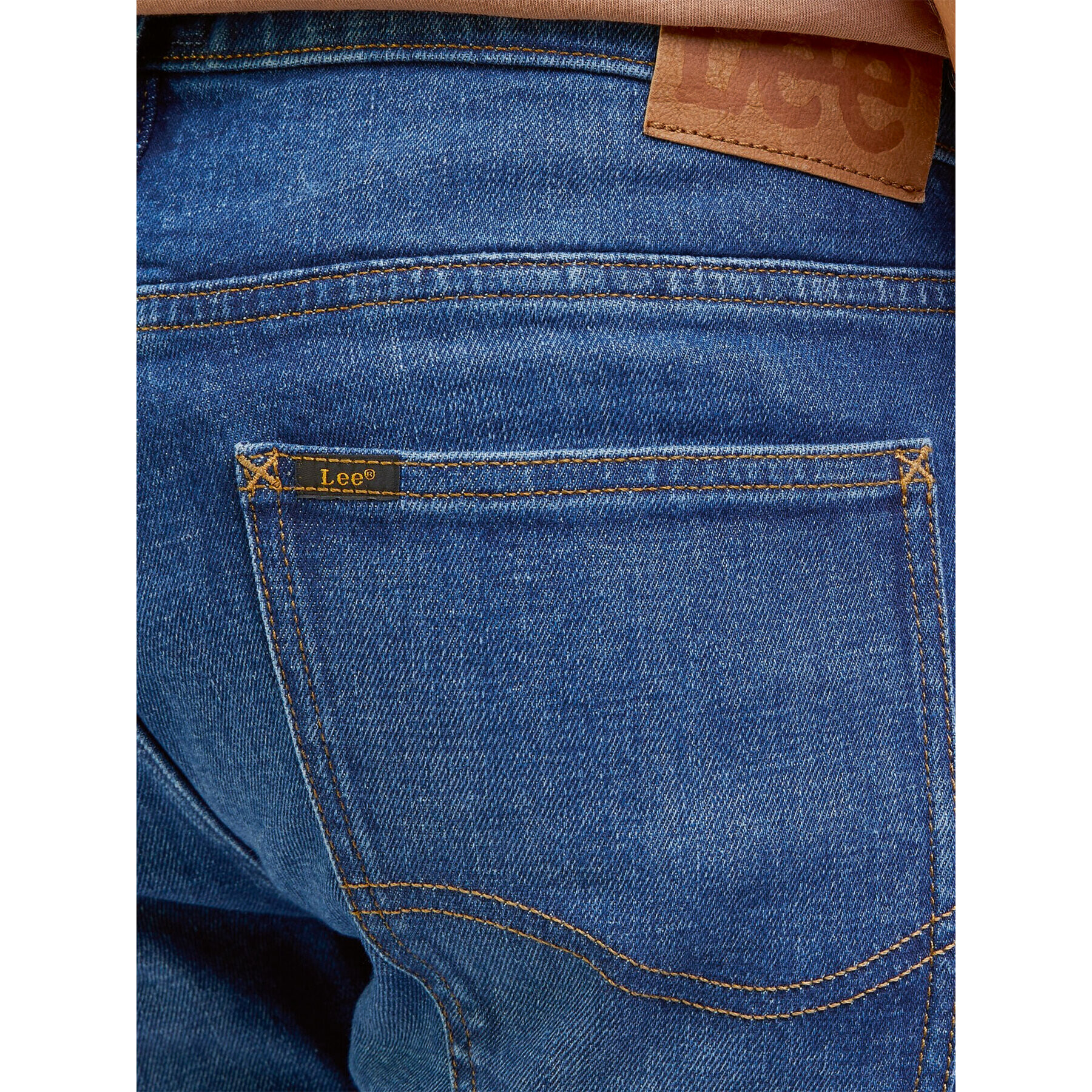 Lee Jeansy Luke L719IAC18 Modrá Slim Tapered Fit - Pepit.cz