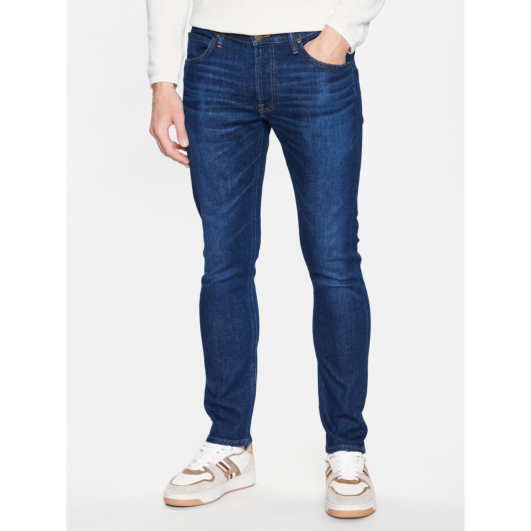 Lee Jeansy Luke L719IAC22 Tmavomodrá Slim Fit - Pepit.cz