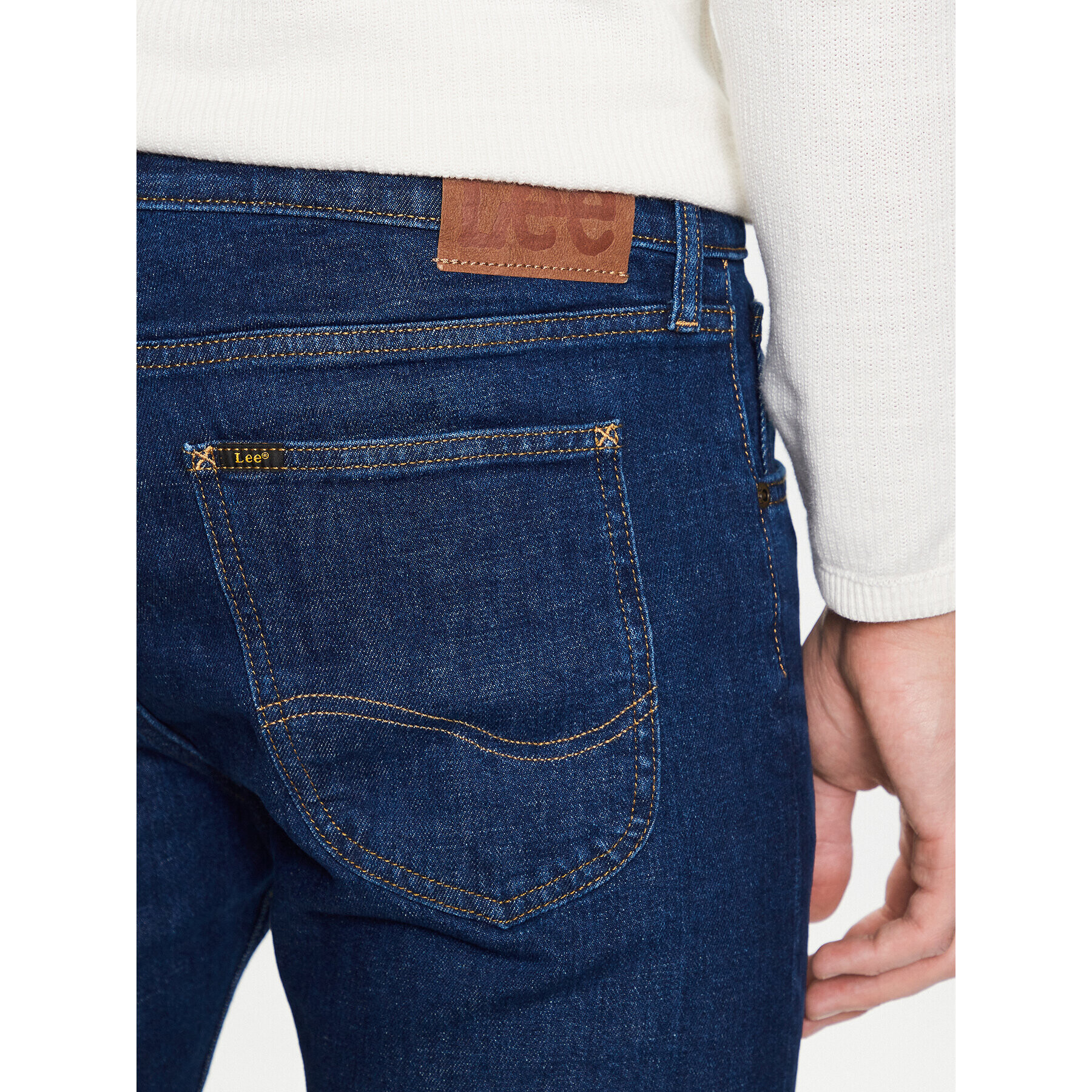 Lee Jeansy Luke L719IAC22 Tmavomodrá Slim Fit - Pepit.cz