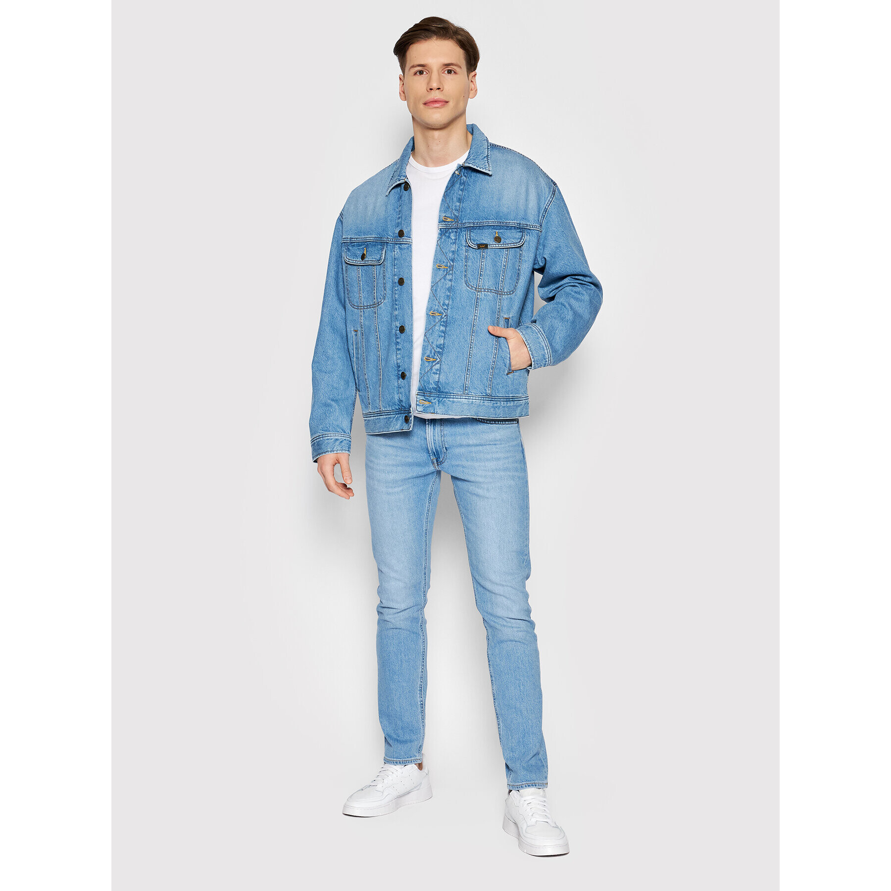 Lee Jeansy Luke L719OWVI Modrá Slim Fit - Pepit.cz