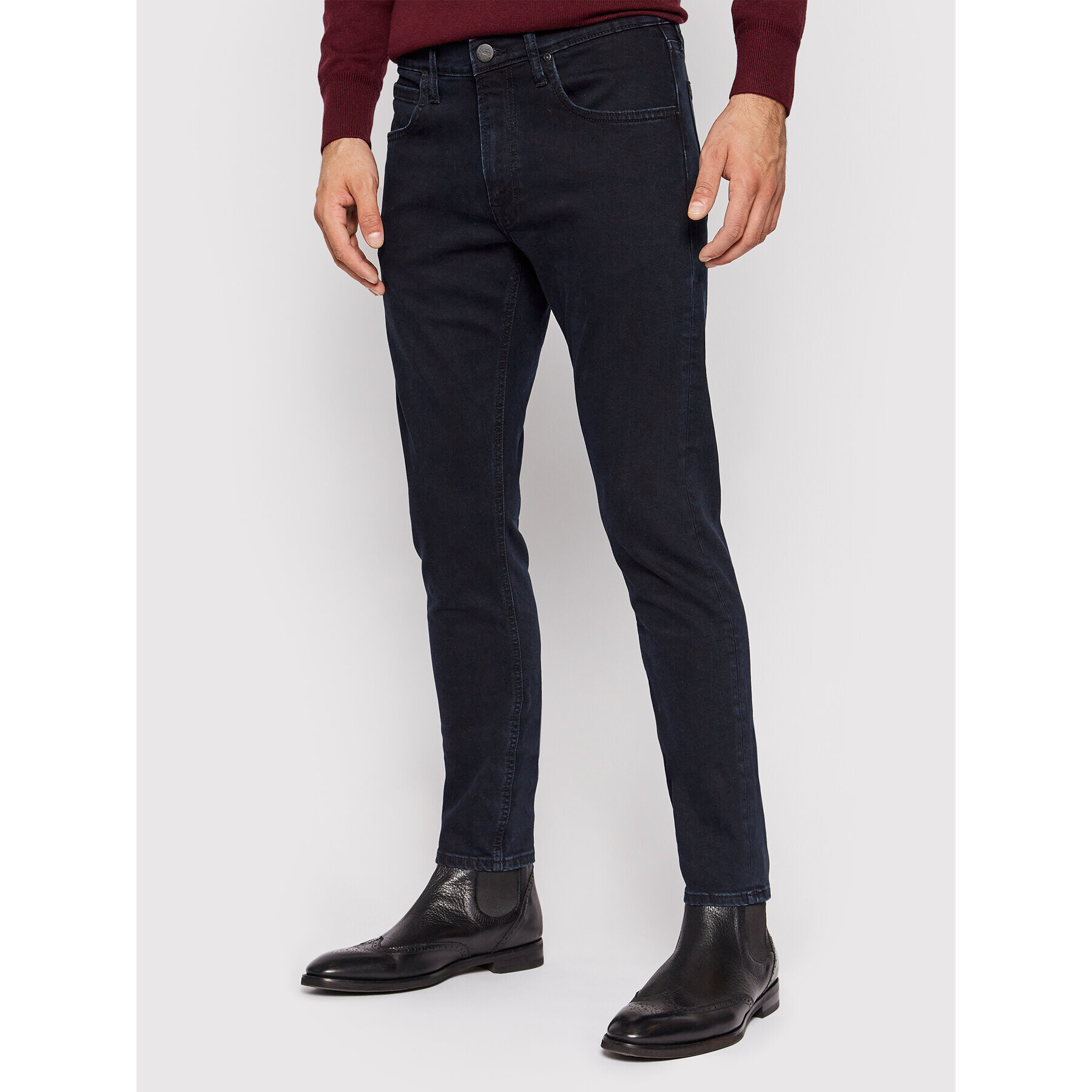 Lee Jeansy Luke L719QCKV Tmavomodrá Slim Fit - Pepit.cz