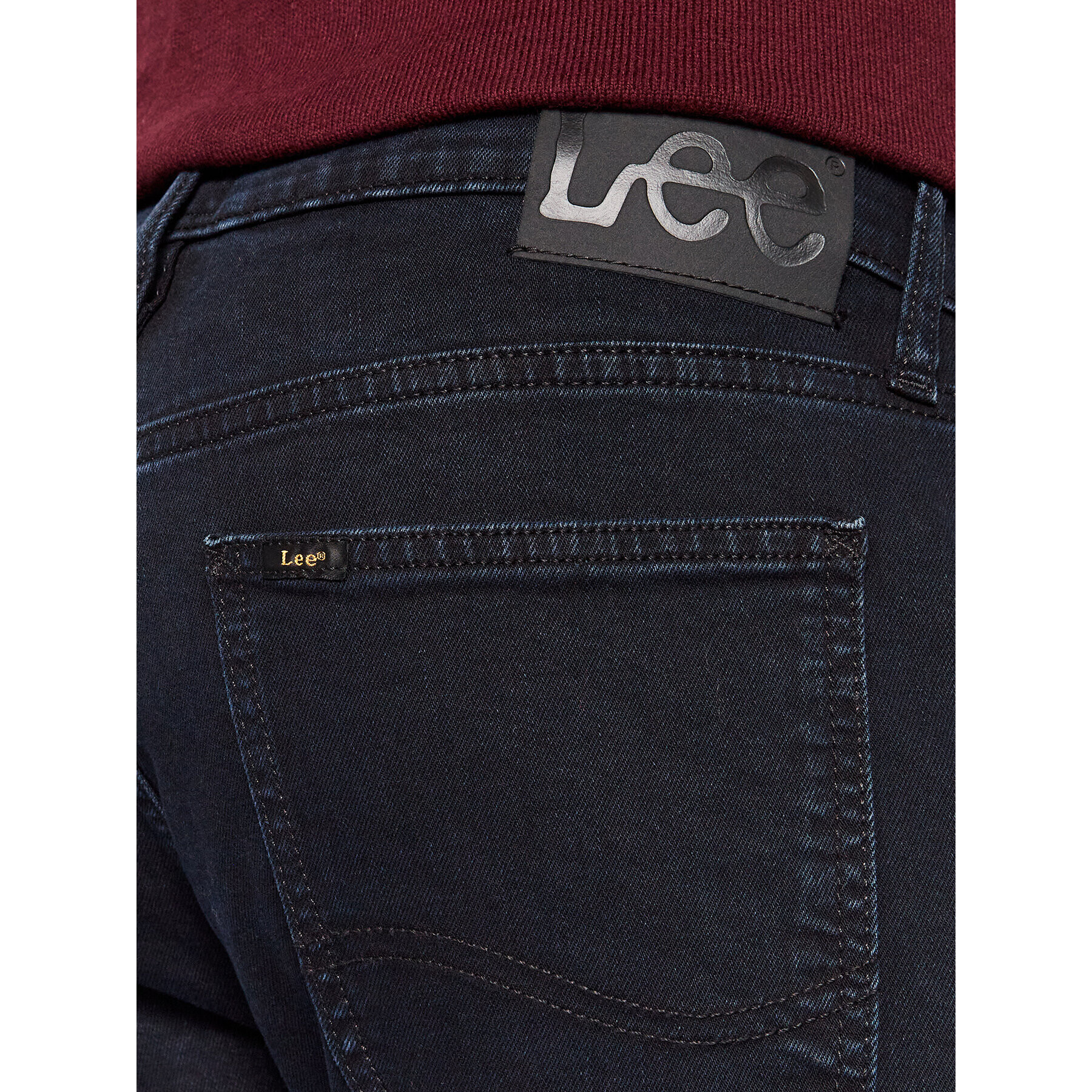 Lee Jeansy Luke L719QCKV Tmavomodrá Slim Fit - Pepit.cz