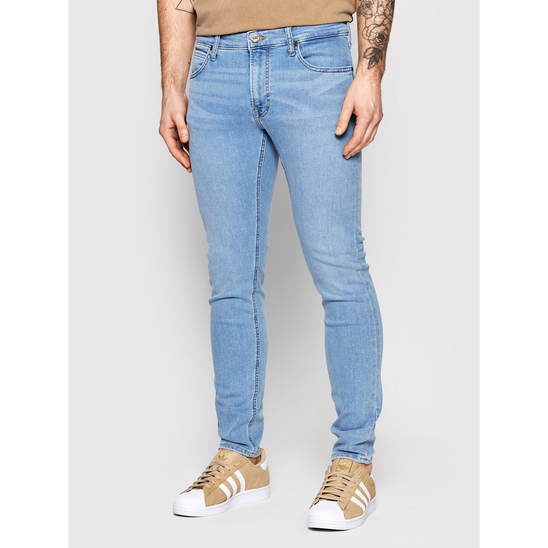 Lee Jeansy Malone L736QDCK Modrá Skinny Fit - Pepit.cz