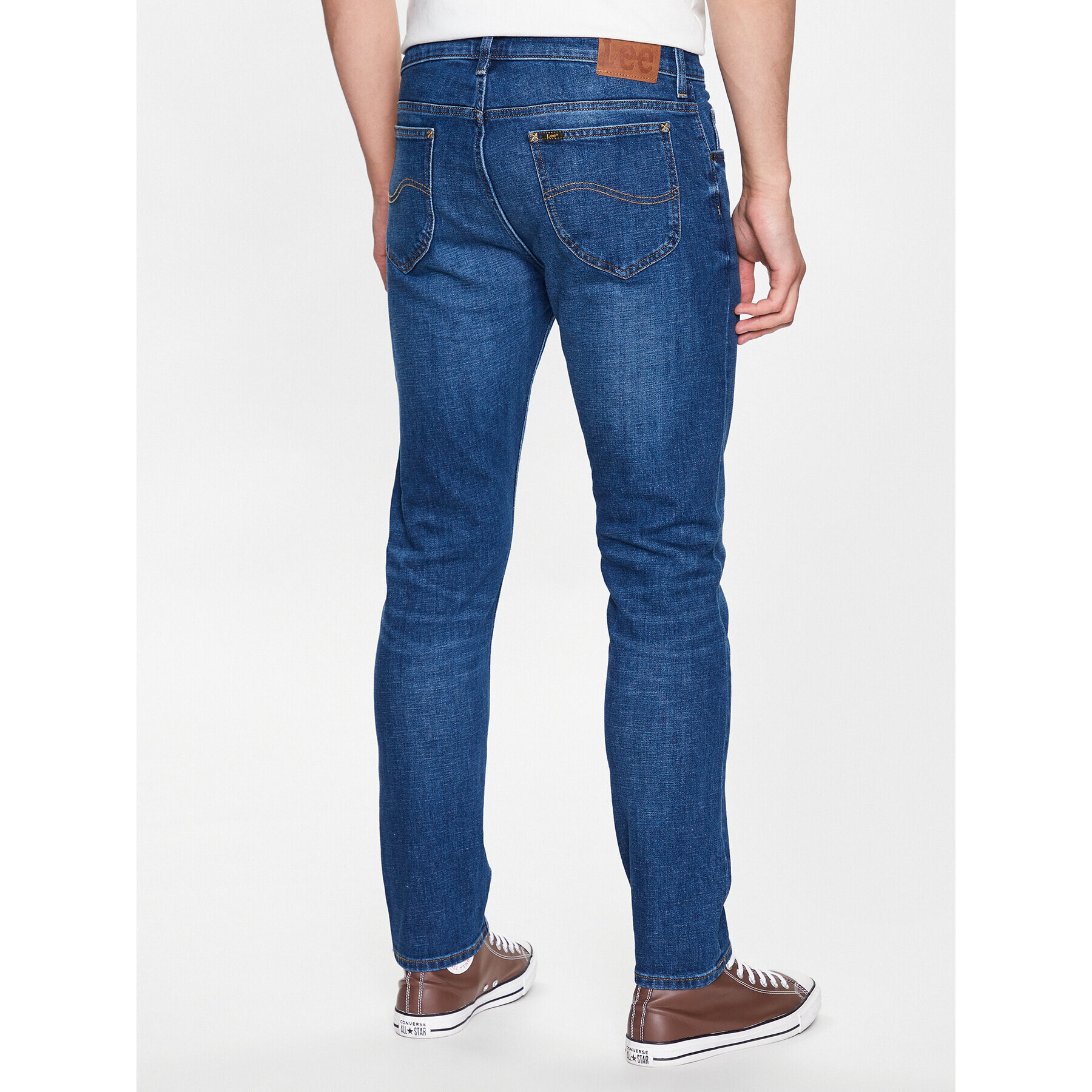 Lee Jeansy Rider L701IAC18 Modrá Slim Fit - Pepit.cz