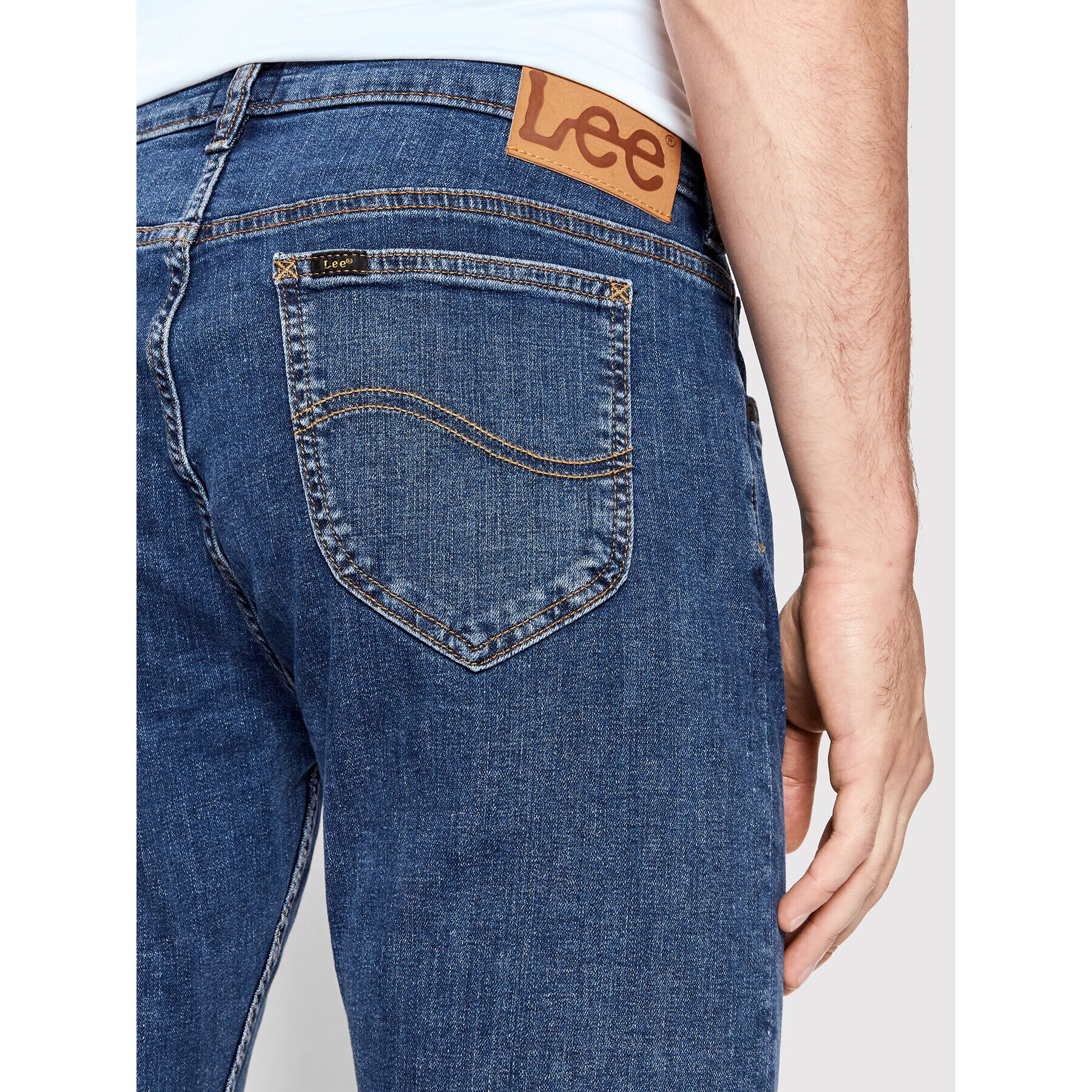 Lee Jeansy Rider L701NLWL Modrá Slim Fit - Pepit.cz