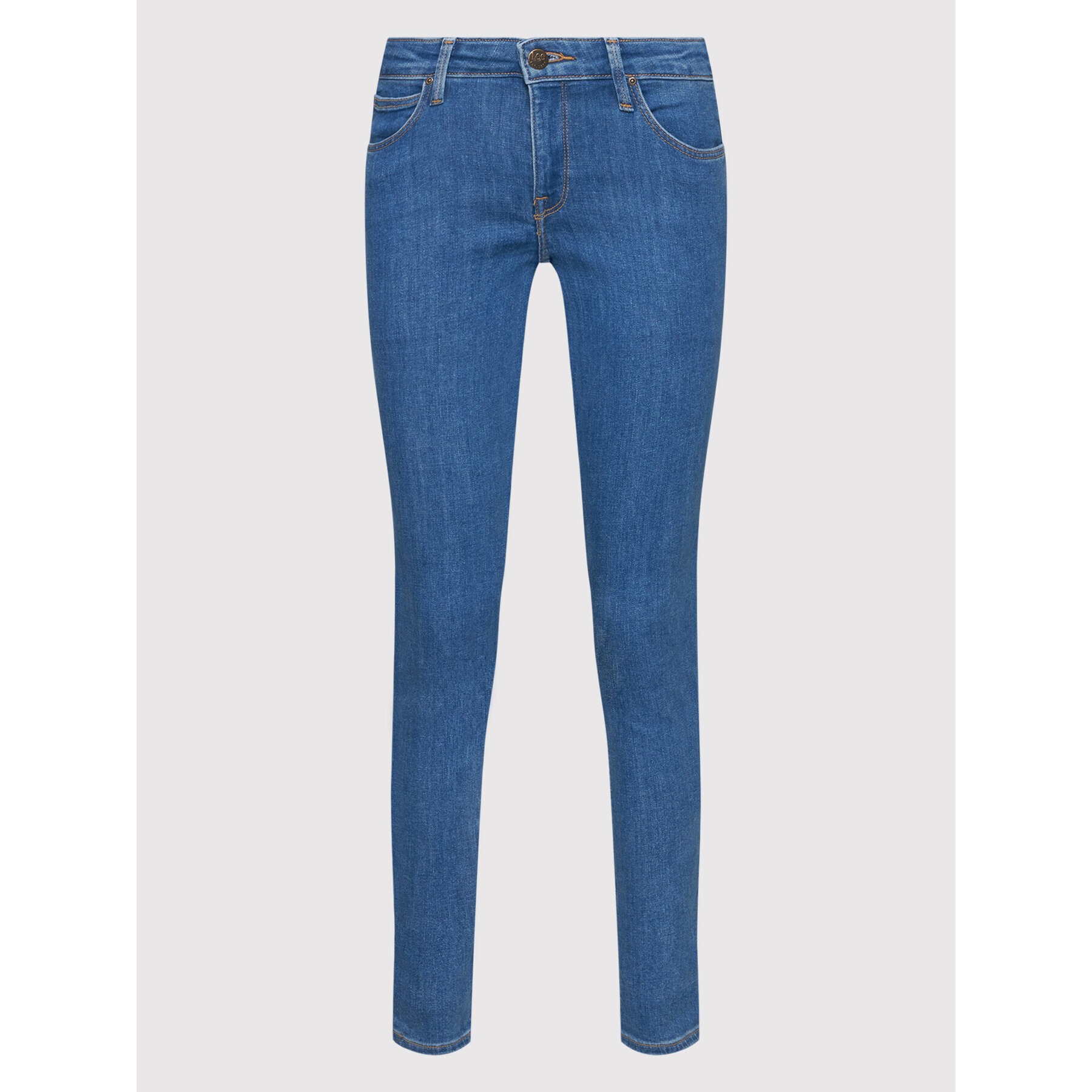 Lee Jeansy Scarlett L526OPWN Modrá Skinny Fit - Pepit.cz