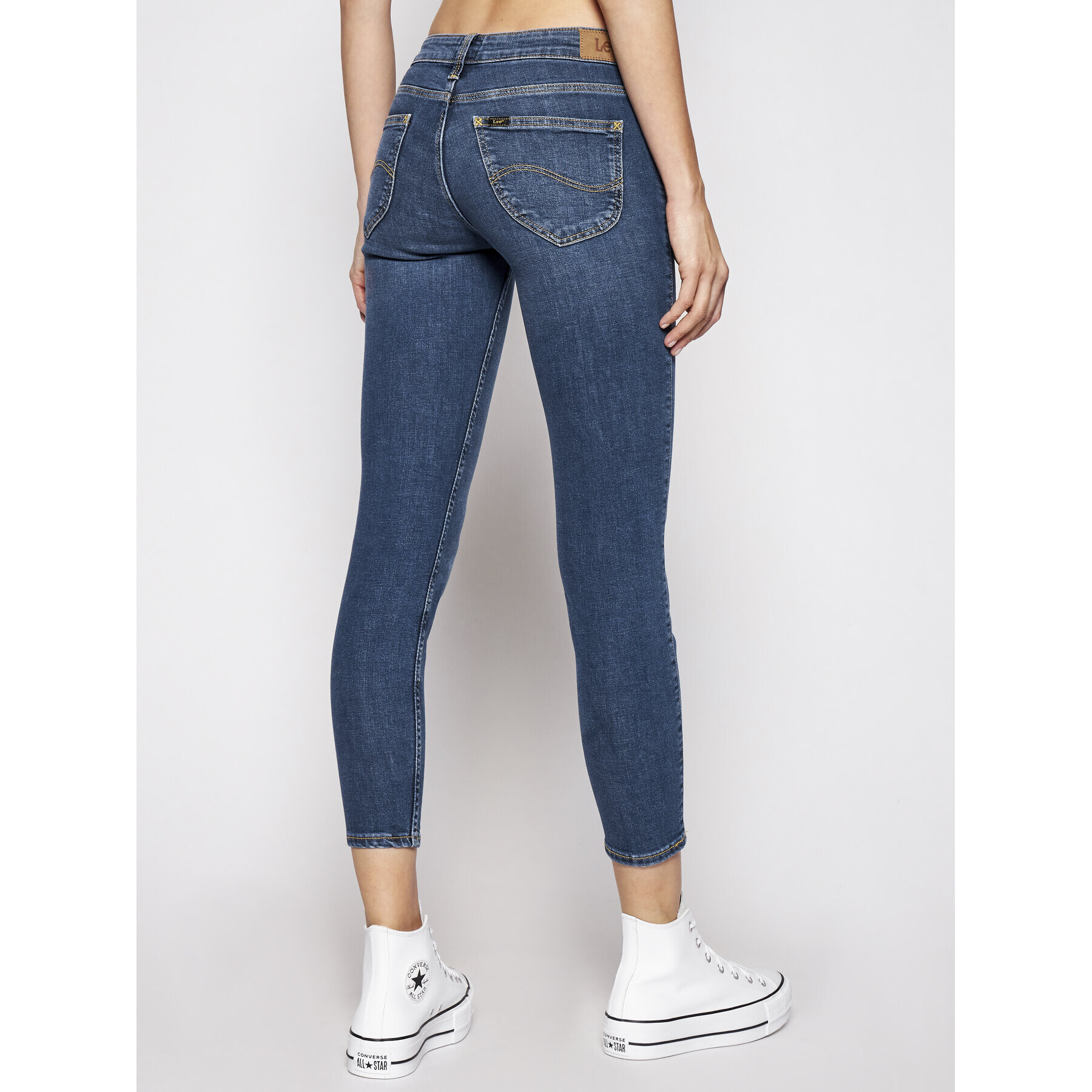 Lee Jeansy Scarlett L526QDTN Tmavomodrá Skinny Fit - Pepit.cz