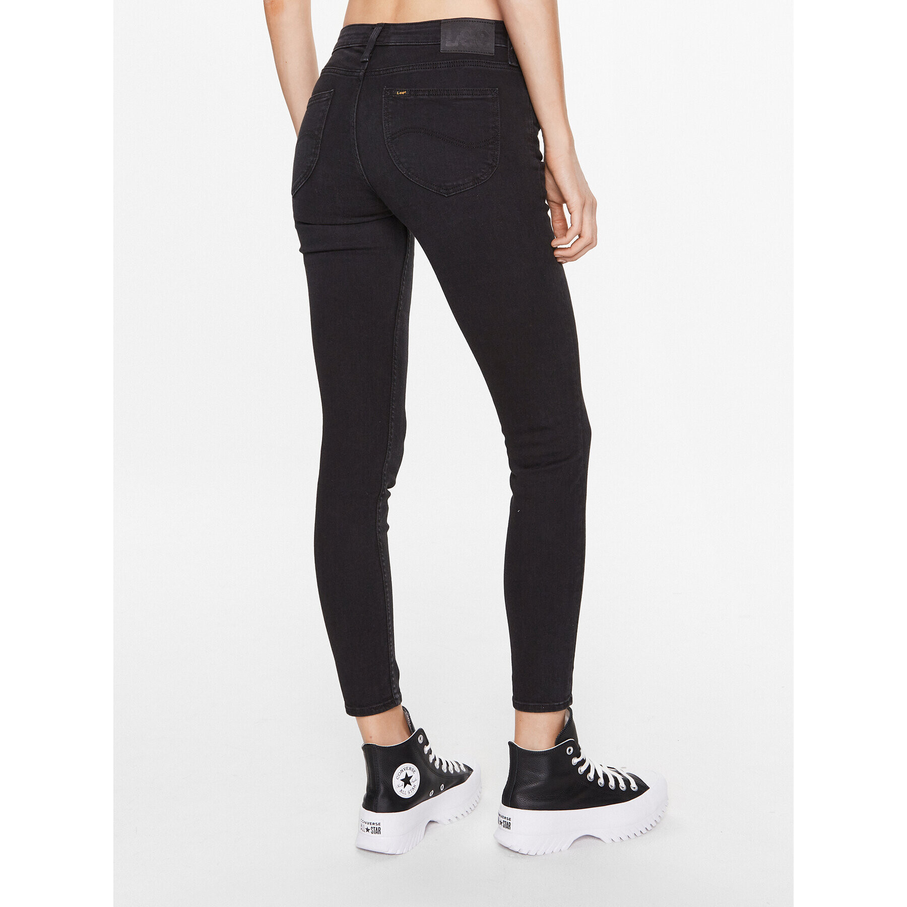 Lee Jeansy Scarlett L526YGB68 Černá Skinny Fit - Pepit.cz