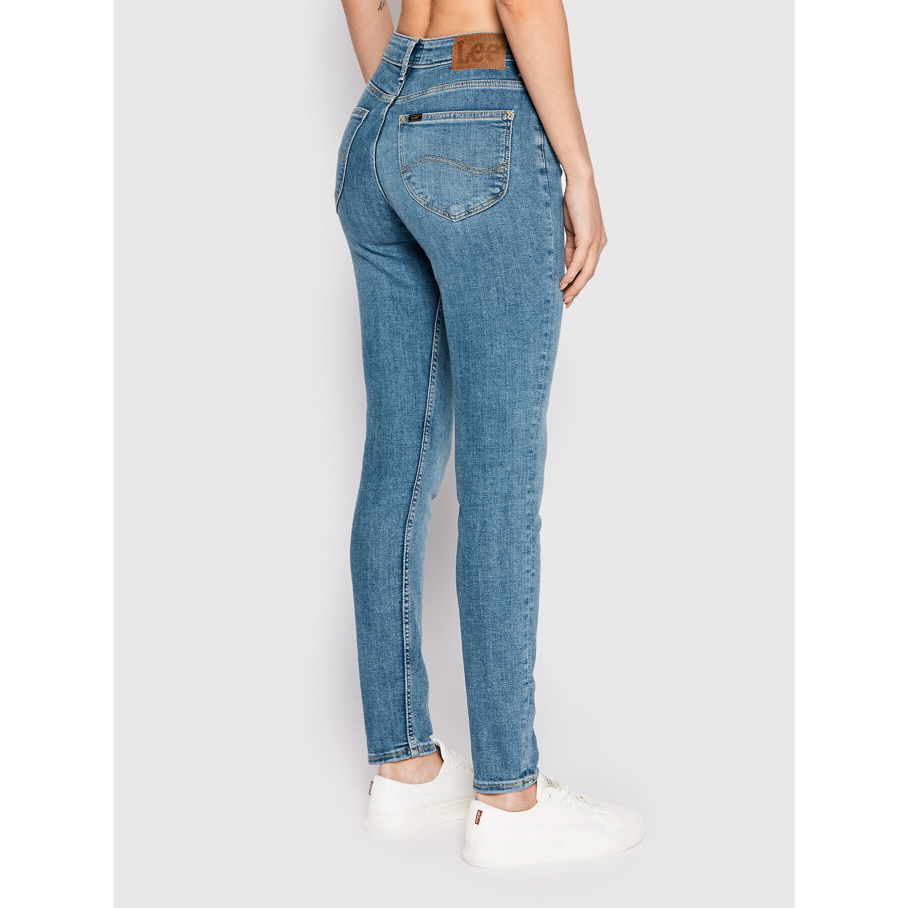 Lee Jeansy Scarlett L626ERKJ Modrá Skinny Fit - Pepit.cz