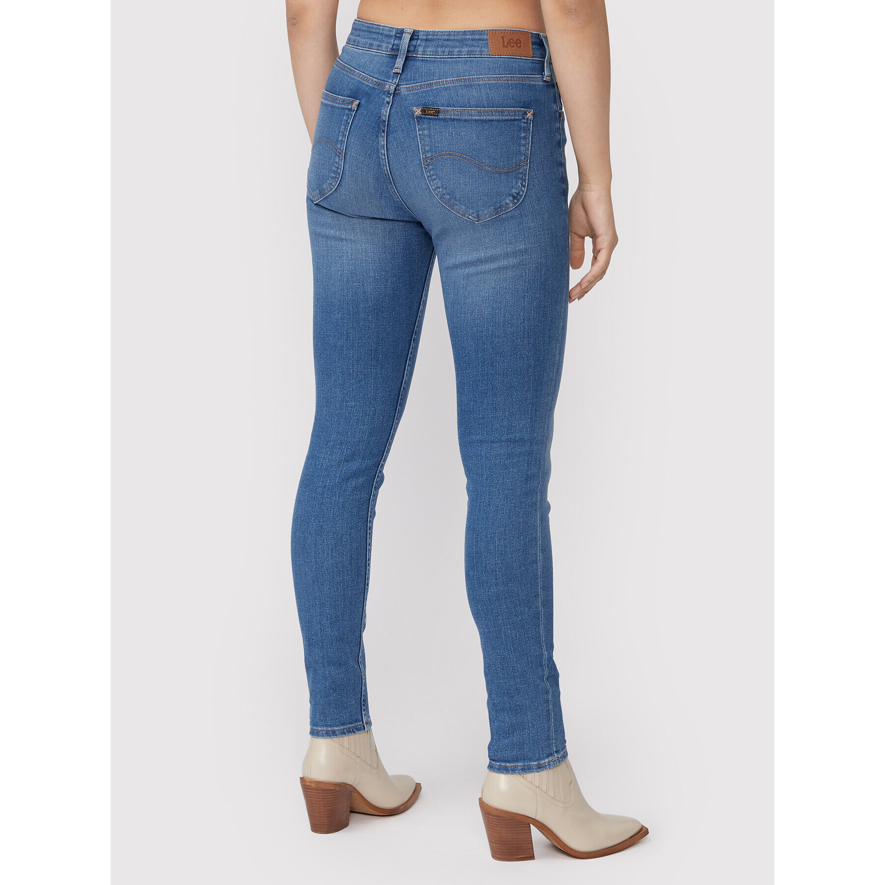 Lee Jeansy Scarlett L626ROEU Modrá Skinny Fit - Pepit.cz