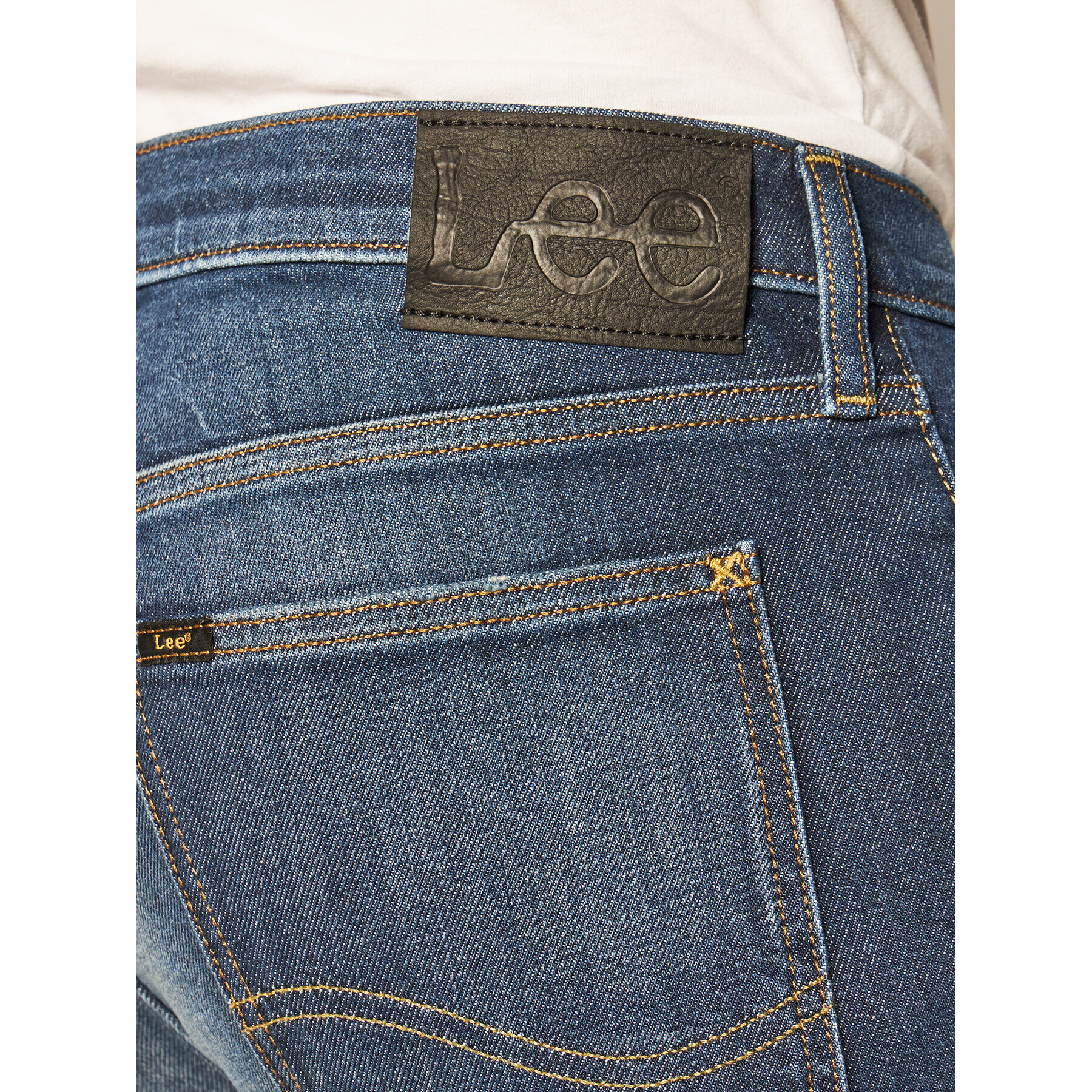 Lee Jeansy Slim Fit Luke L719PXDA Tmavomodrá Slim Fit - Pepit.cz