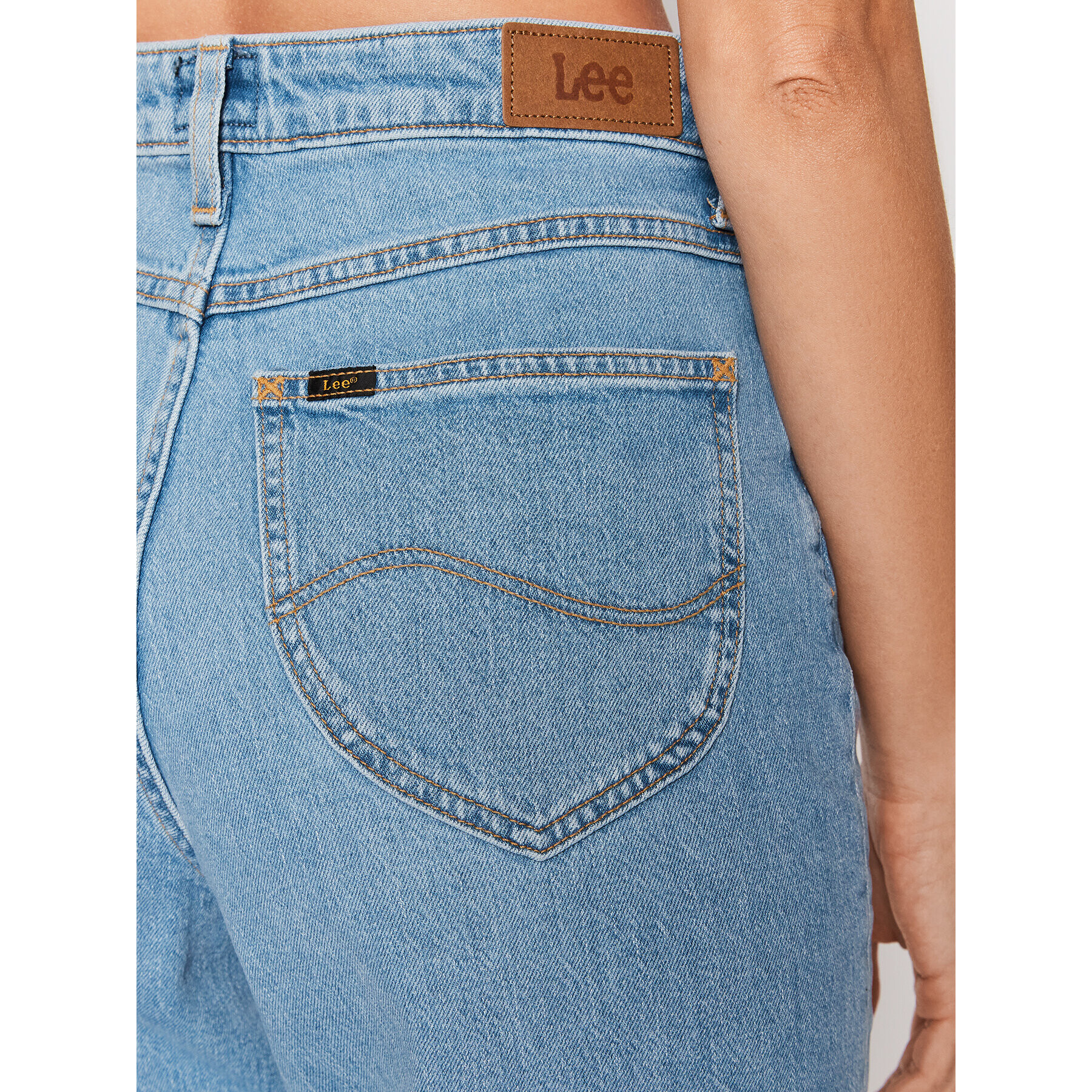 Lee Jeansy Stella L31JOWVI Modrá Tapered Fit - Pepit.cz